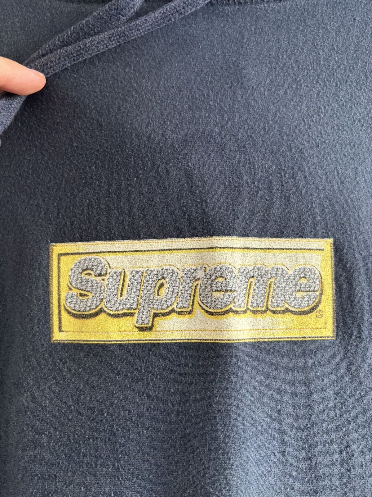 Supreme Supreme Bling Box Logo 2013 Navy Size US M / EU 48-50 / 2 - 2 Thumbnail