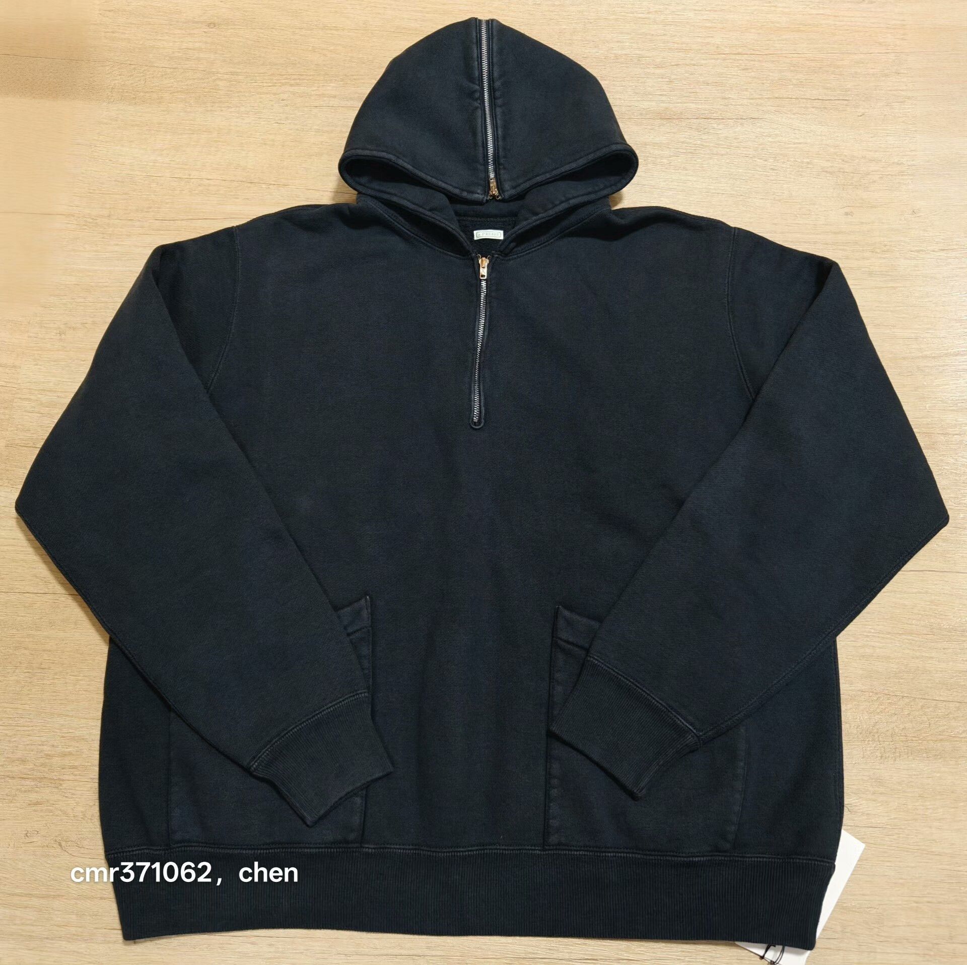 A.PRESSE A.PRESSE VINTAGE SAILOR HOOD HALF ZIP Size US L / EU 52-54 / 3 - 1 Thumbnail