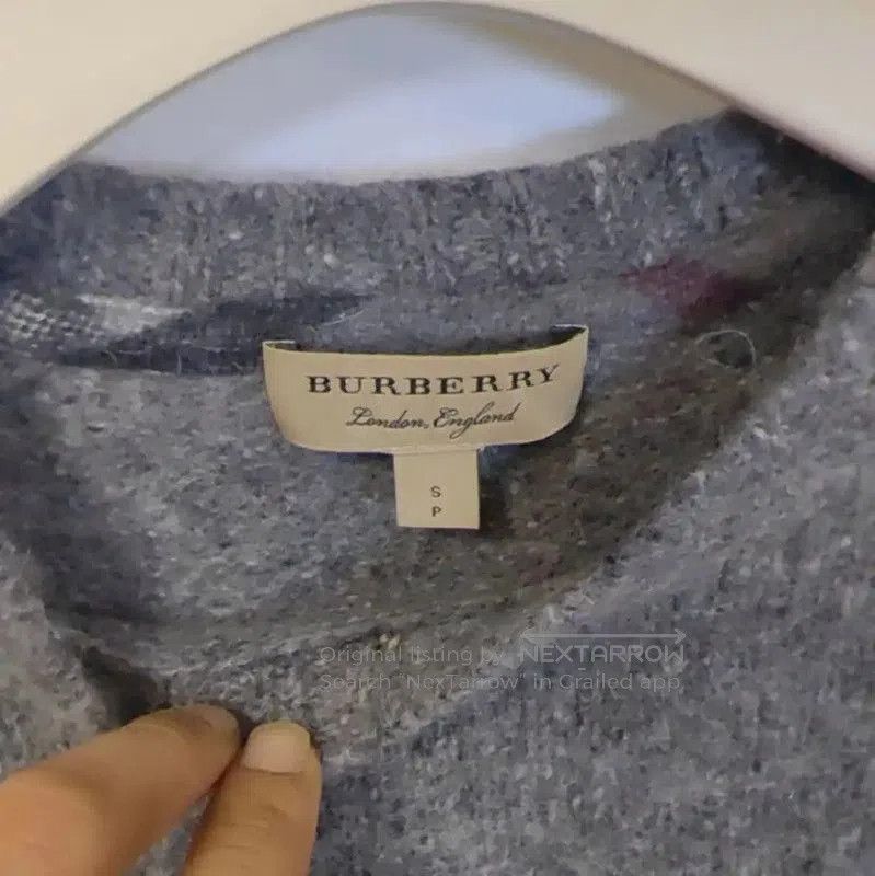 Burberry Burberry Gray Wool Women's Knitted Sweater. Size S / US 4 / IT 40 - 3 Thumbnail