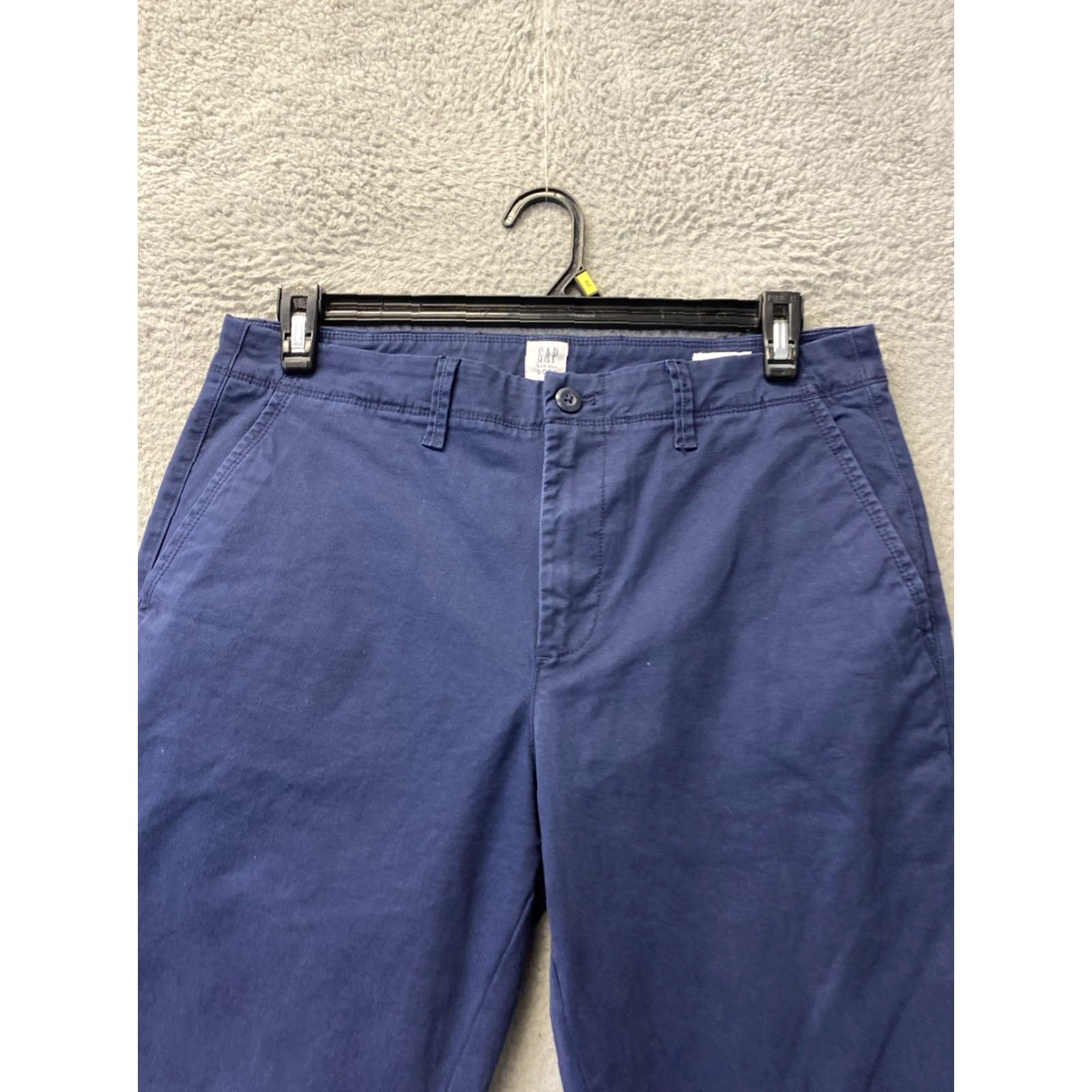 Gap Gap Pants Men’s Khakis 33x30 Navy Straight Regular Chino Size US 33 - 2 Thumbnail