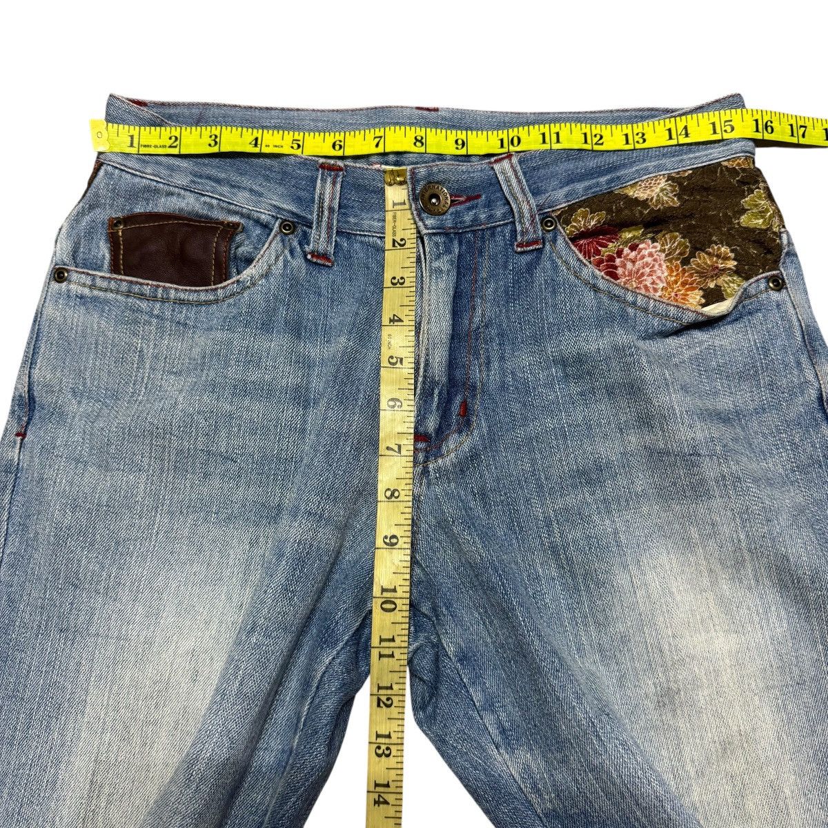Karakuri Tamashii GUMU Denim Sakura Japan Jeans Size US 31 - 15 Thumbnail