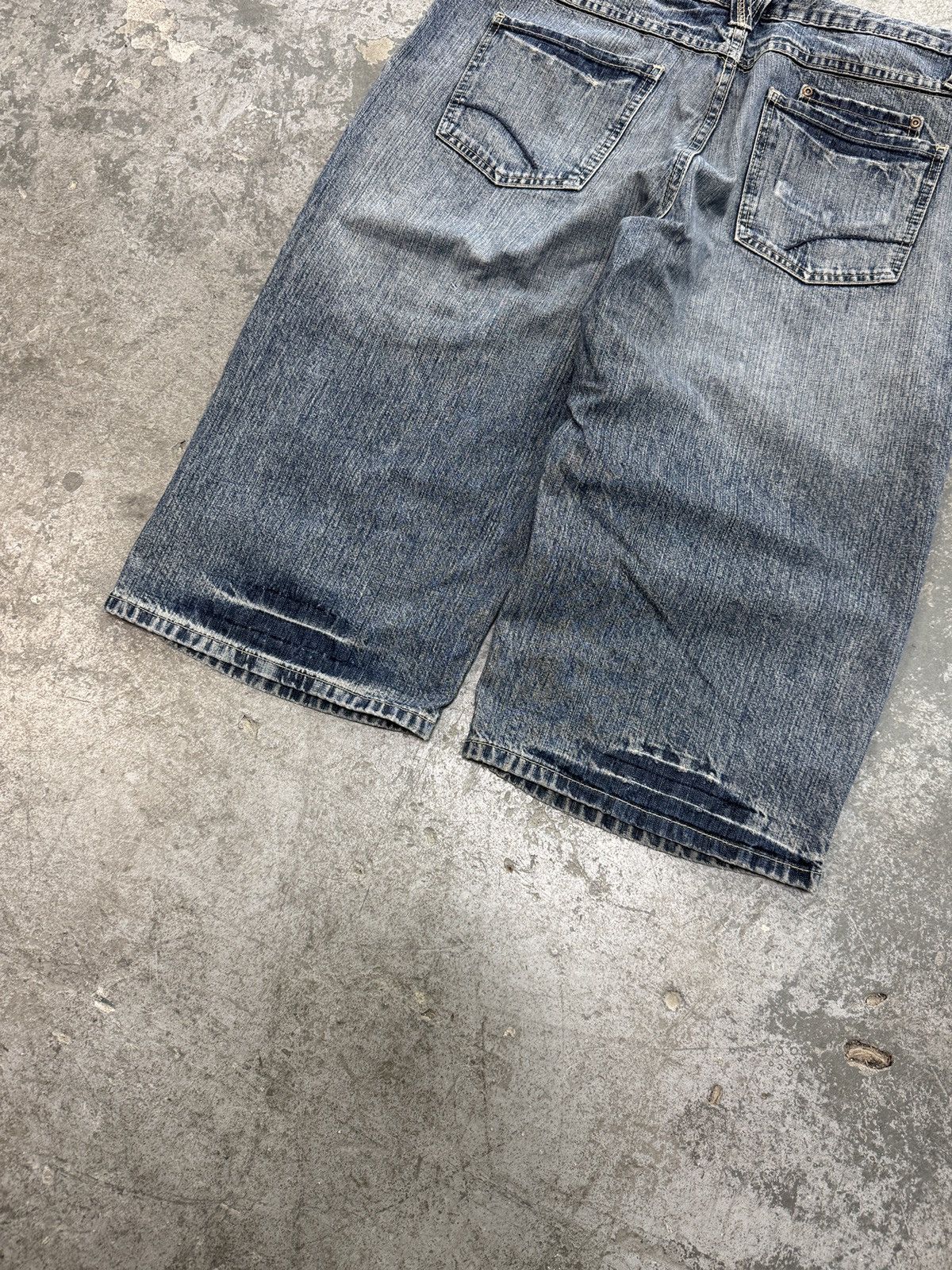 Vintage Vintage y2k Work Denim Shorts Size US 36 / EU 52 - 7 Thumbnail