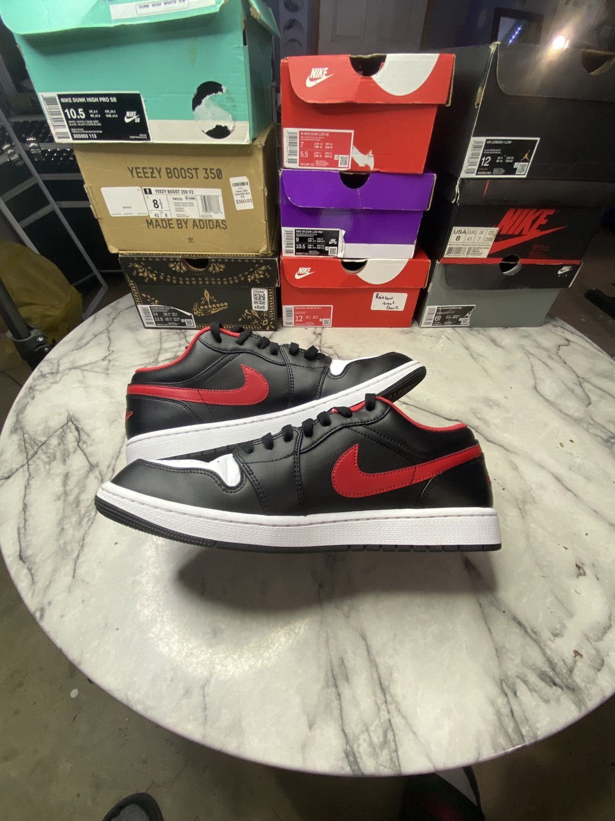 Jordan Brand Jordan 1 low fire red Size US 12 / EU 45 - 6 Thumbnail