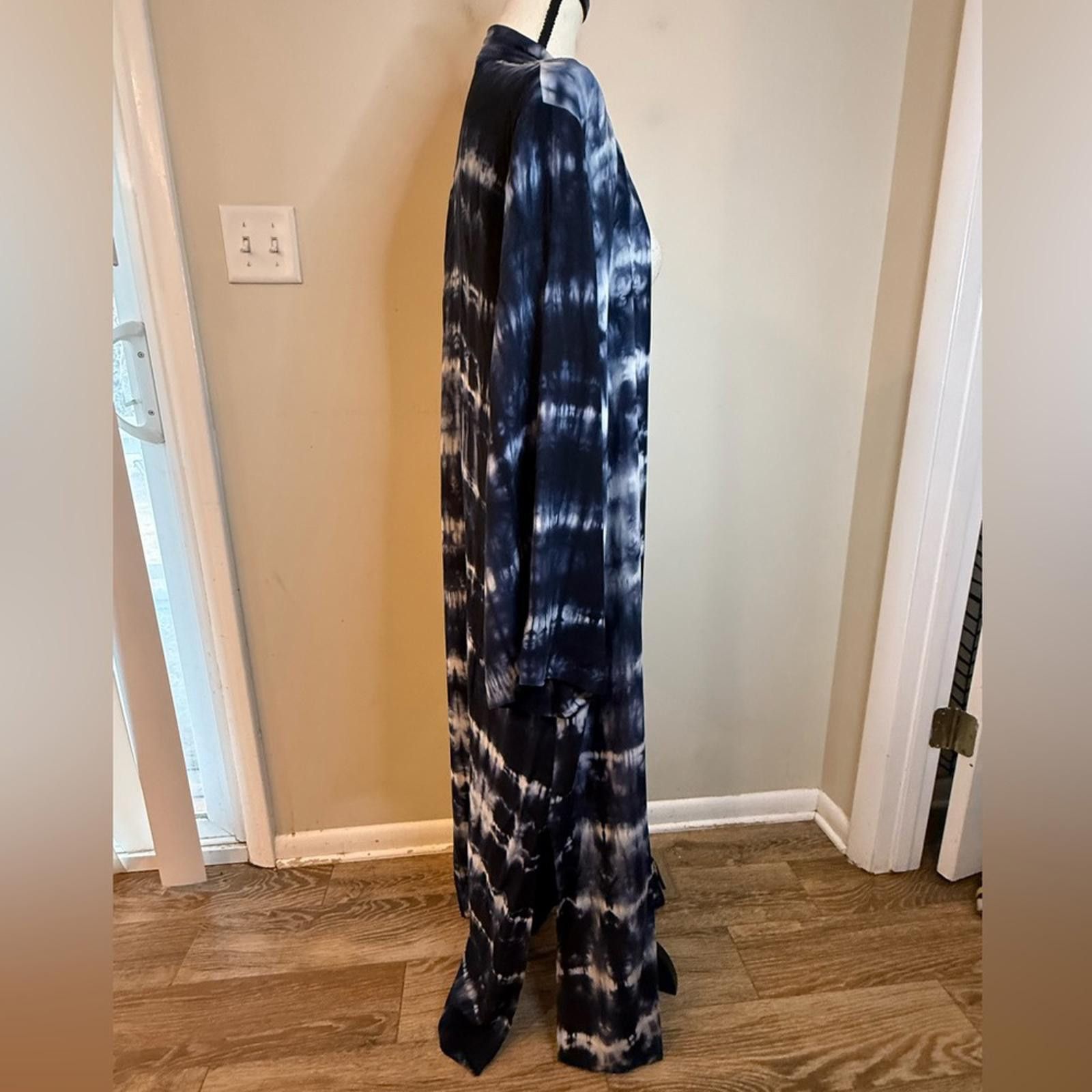 Other Audrey 3+1 tie dye longline cardigan coverup oversized SZ SM Size ONE SIZE - 2 Thumbnail