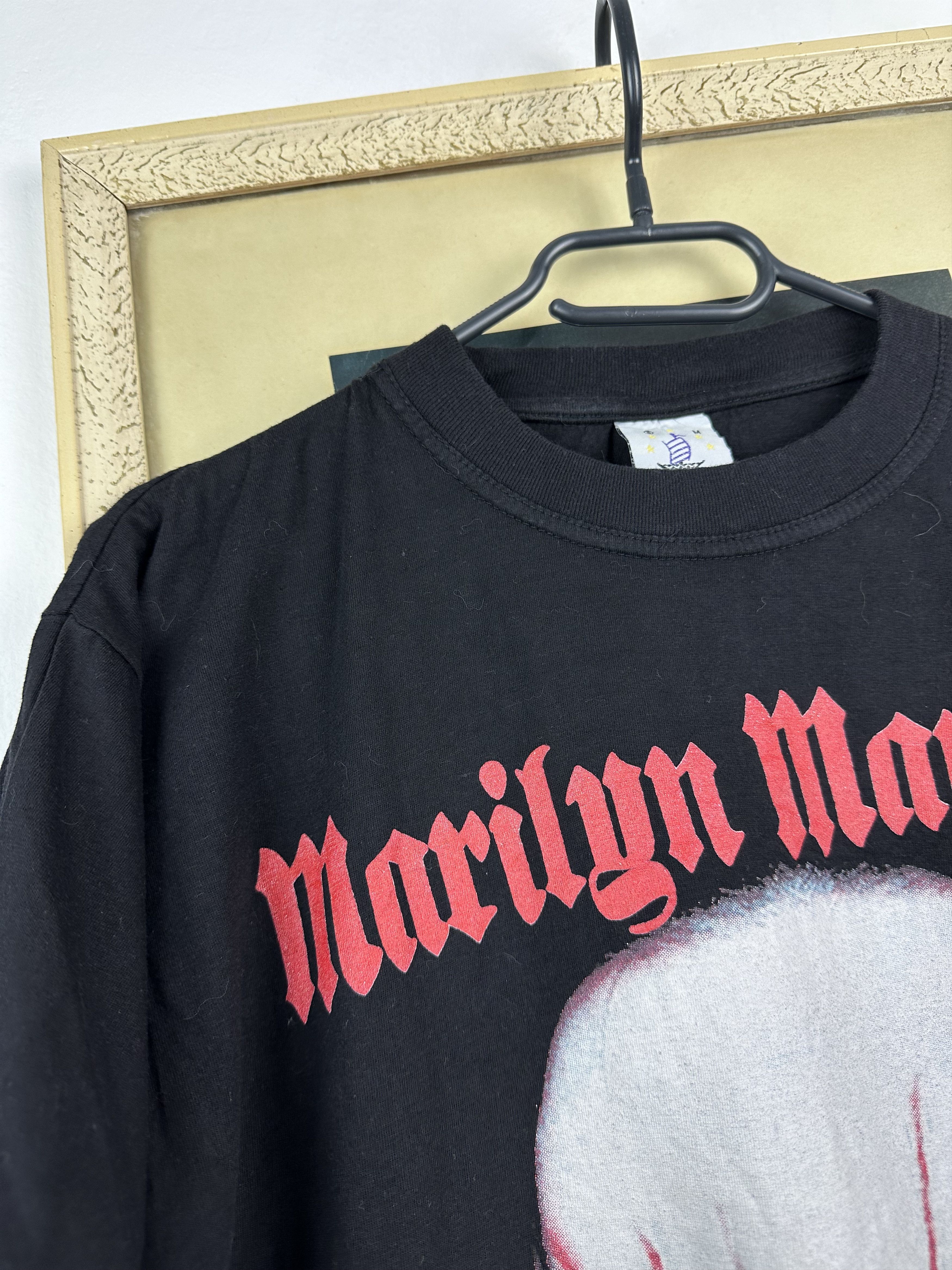Band Tees Vintage Marilyn Manson Shirt Band Tee Rare Face Y2K Hype Size US M / EU 48-50 / 2 - 3 Thumbnail