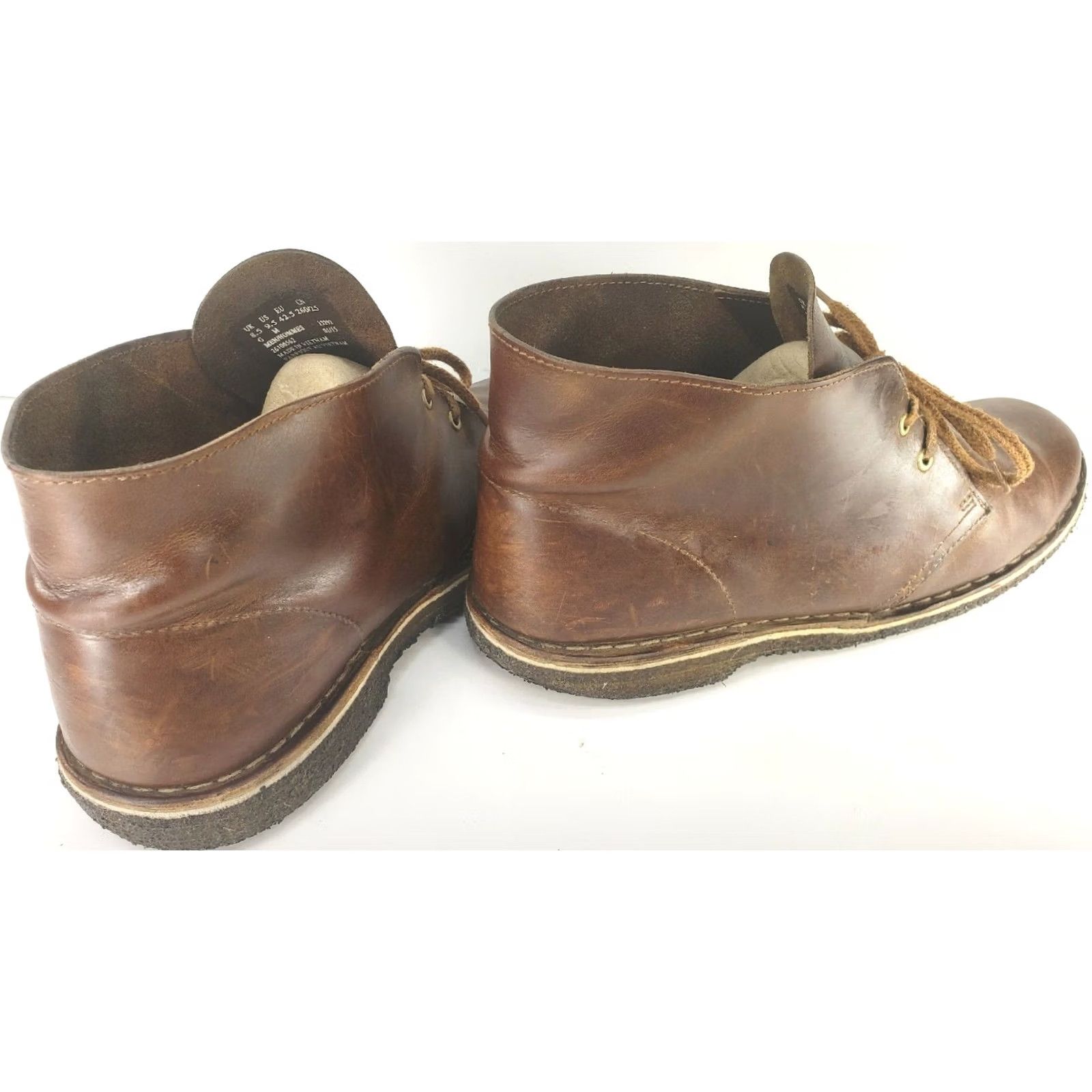 Clarks Clarks Desert Boot Men's Size 9.5 Beeswax Brown Leather Lace-up Comfy Size US 9 / EU 42 - 4 Thumbnail