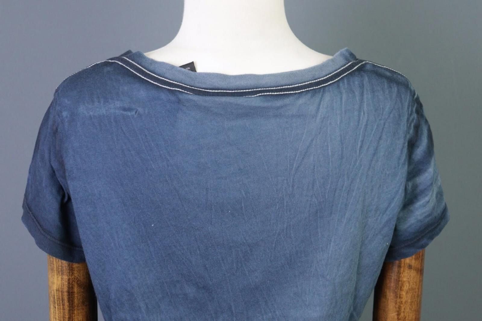 Designer Harley Davidson Big Logo Ptinted V-Neck Top T-Shirt Size L Size ONE SIZE - 9 Thumbnail
