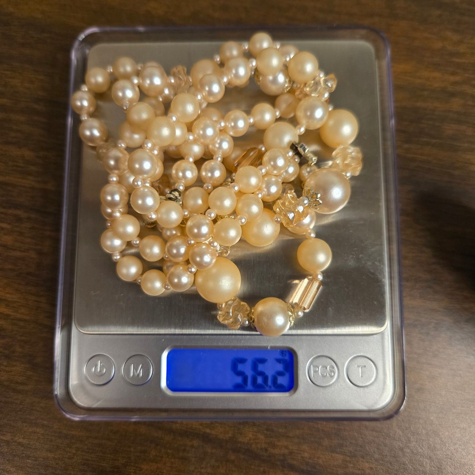 Vintage Vintage Japan Faux Pearl Necklace, Ornate Estate Glam Size ONE SIZE - 8 Thumbnail