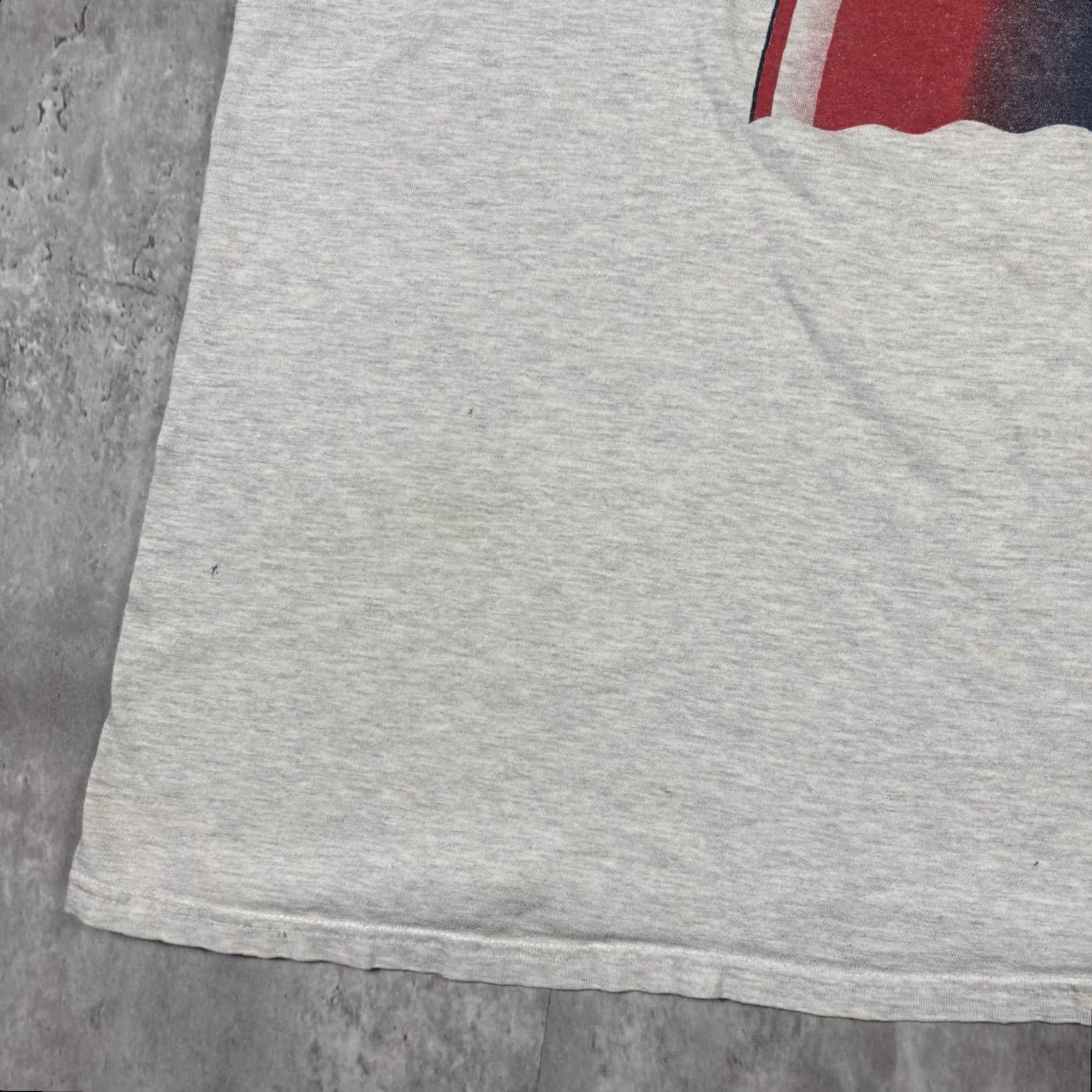 Hanes VINTAGE 90s Red Sail Sports T Shirt Adult 2XL Hanes Gray Cotton Graphic Print Short Sleeve Crew Neck Men Sports 90s Retro Vintage Mens Size US XXL / EU 58 / 5 - 6 Thumbnail