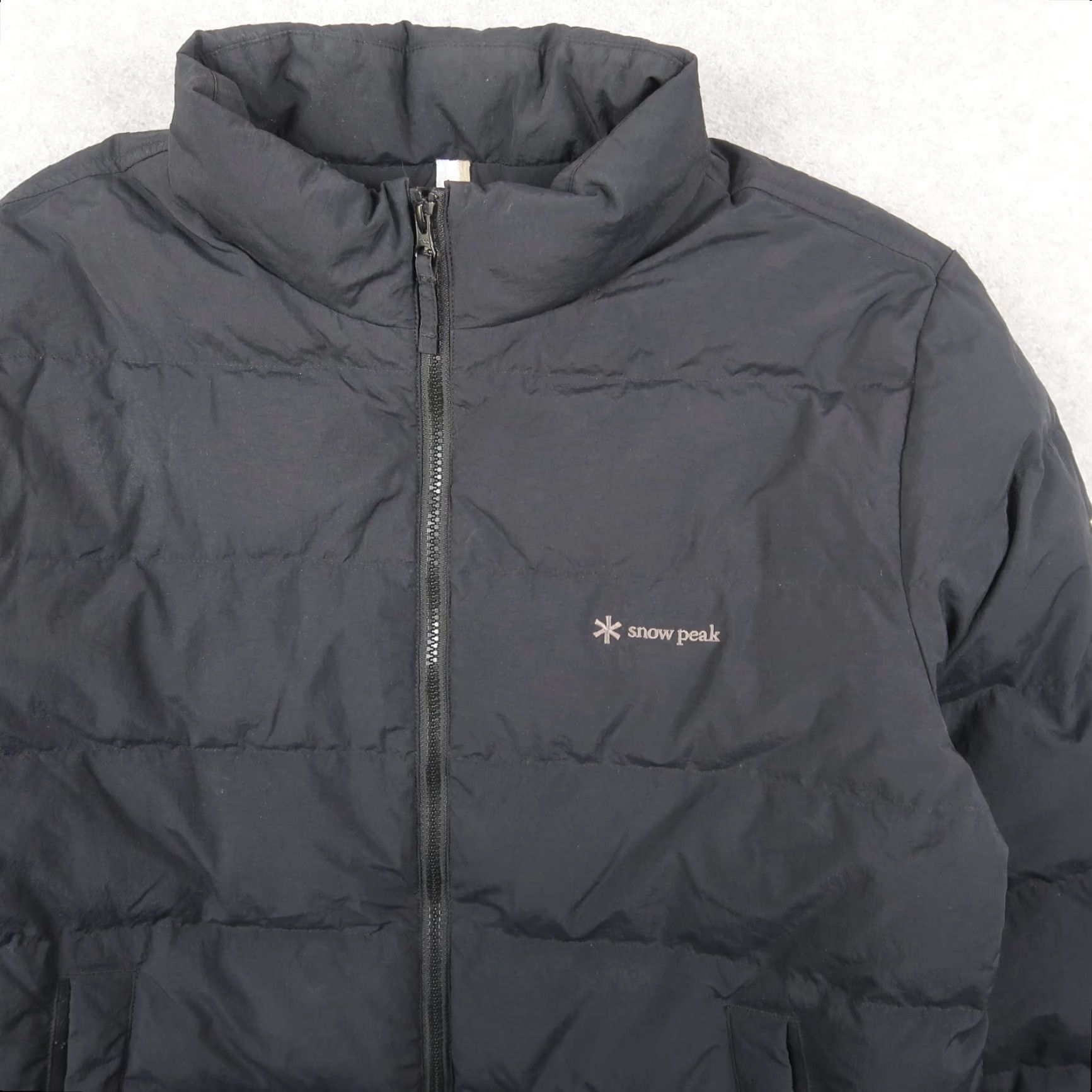 Snow Peak Snow Peak Puffer Jacket Mens M 700 Lightweight Black Winter Down Nylon Zip Stand-Up Collar Mid-Length Solid Size US M / EU 48-50 / 2 - 3 Thumbnail