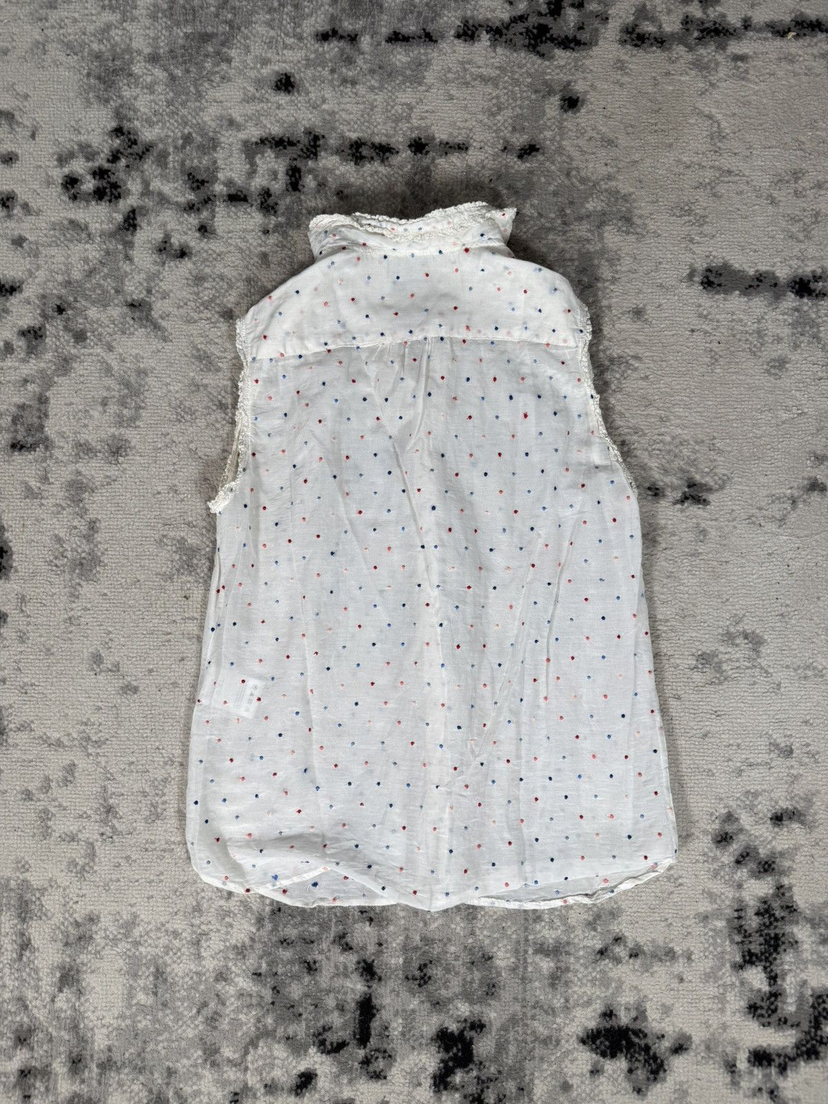 Sandro Sandro Women's Polka Dots Sleeveless Blouse Size XS / US 0-2 / IT 36-38 - 4 Thumbnail