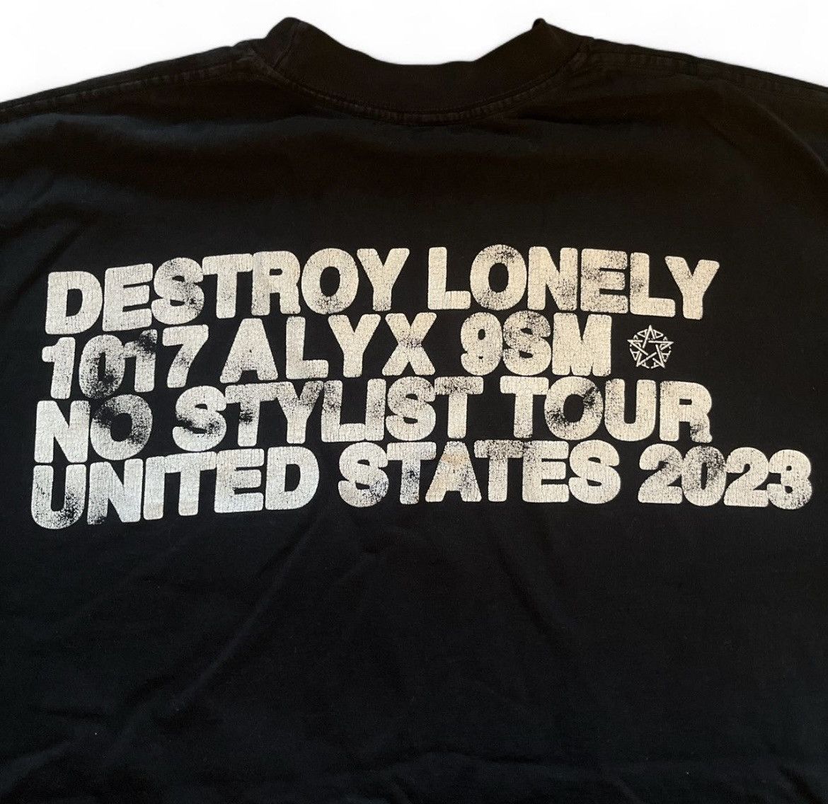 1017 ALYX 9SM × Destroy Lonely Destroy lonely x 1017 ALYX 9SM 2024 tout concert T-shirt Size US L / EU 52-54 / 3 - 5 Thumbnail
