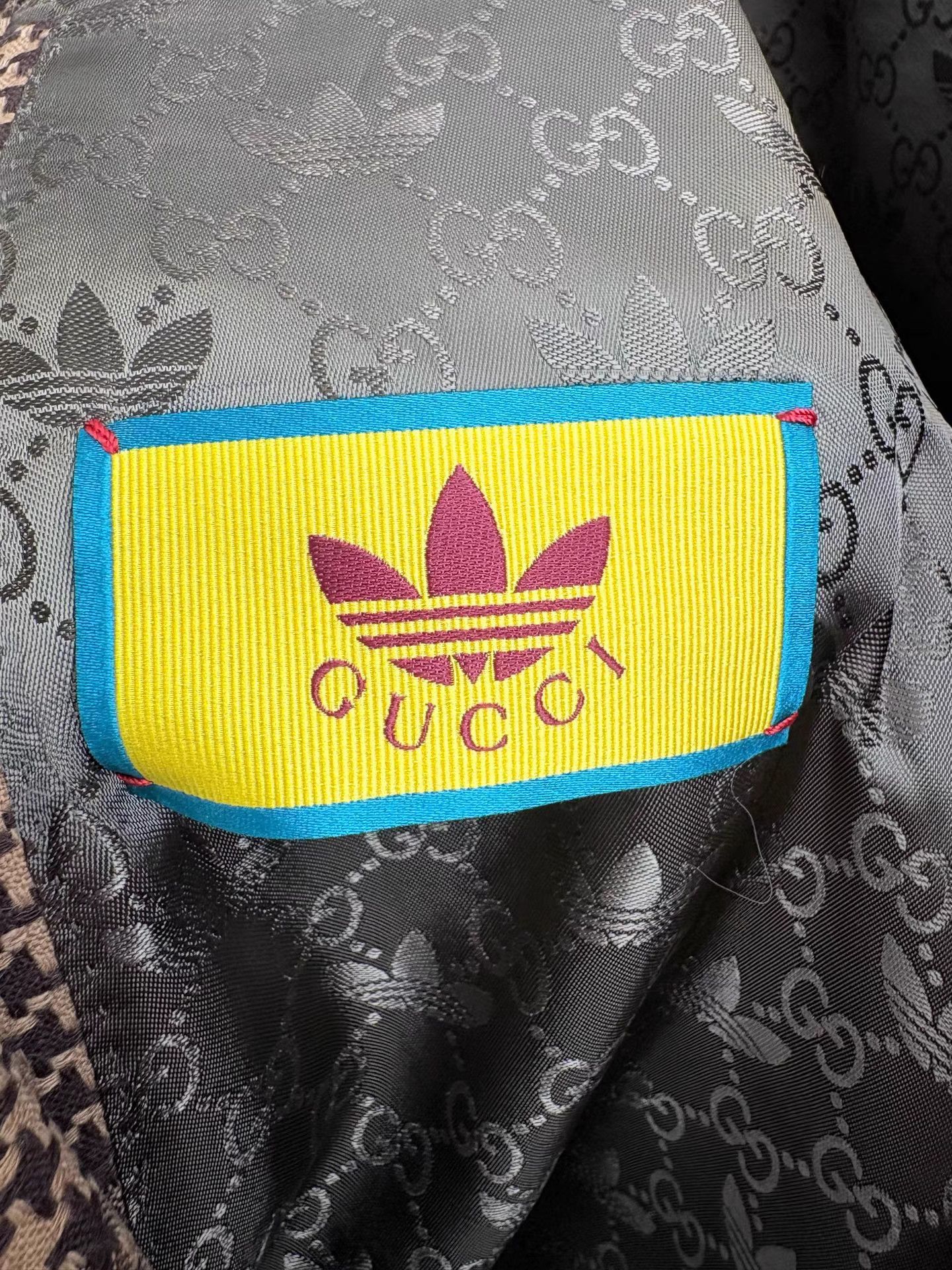 Gucci Gucci × Adidas Checkered Coat Size M / US 6-8 / IT 42-44 - 5 Thumbnail