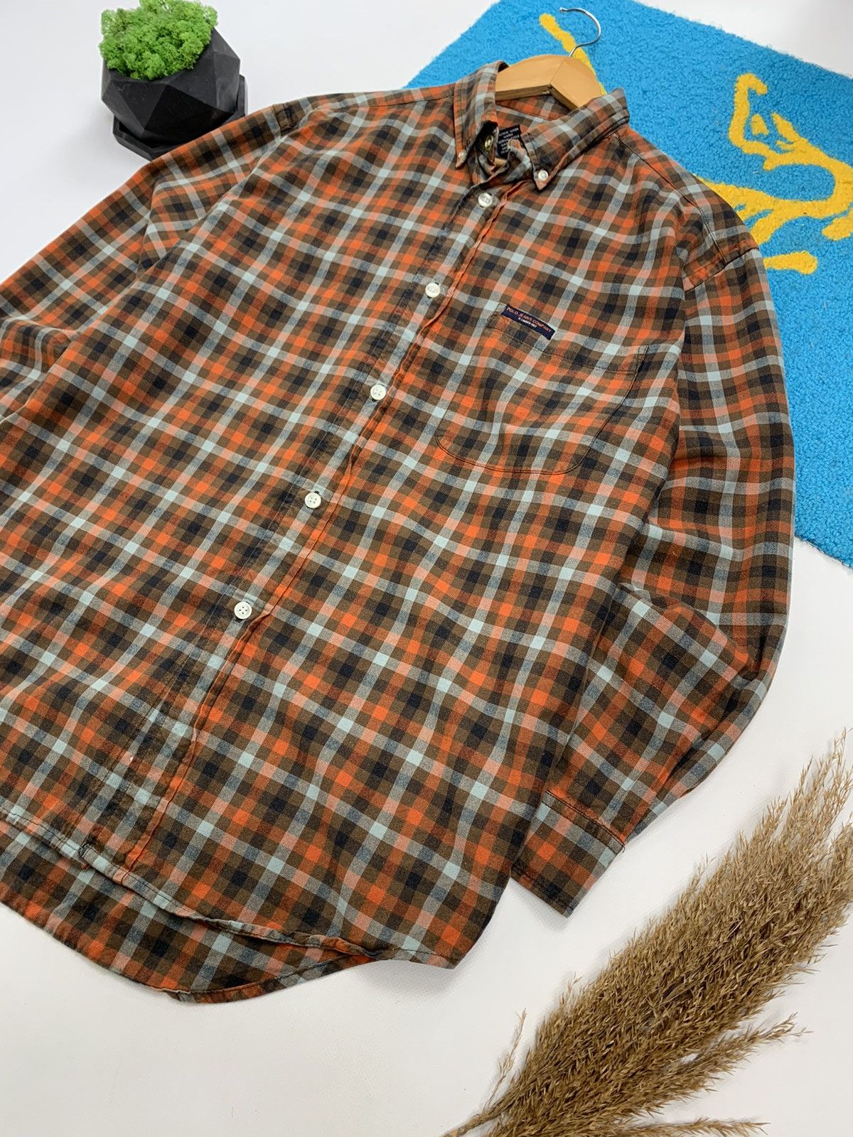 Lauren Ralph Lauren × Vintage Vintage Ralph Lauren Jeans Lrl Oversize Flannel Shirt Size US S / EU 44-46 / 1 - 3 Thumbnail