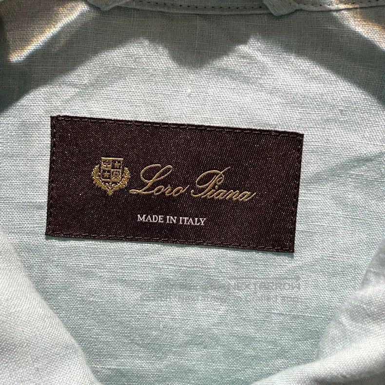 Loro Piana Loro Piana Mint Green Linen Jacket Size XS / US 0-2 / IT 36-38 - 3 Thumbnail