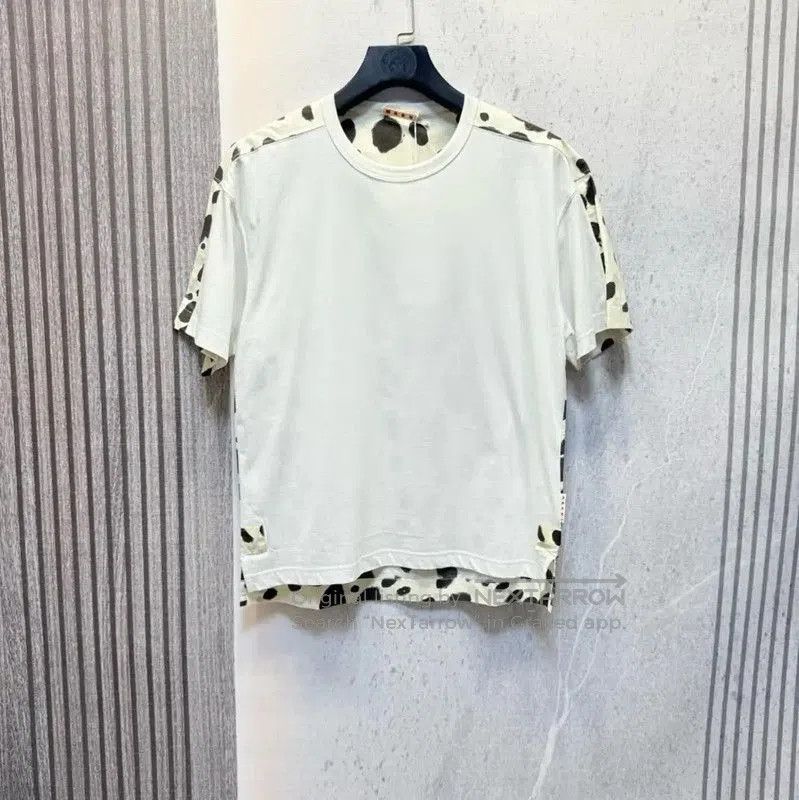 Marni Marni White Cotton Men’s T-Shirt with Print . Size US L / EU 52-54 / 3 - 1 Thumbnail