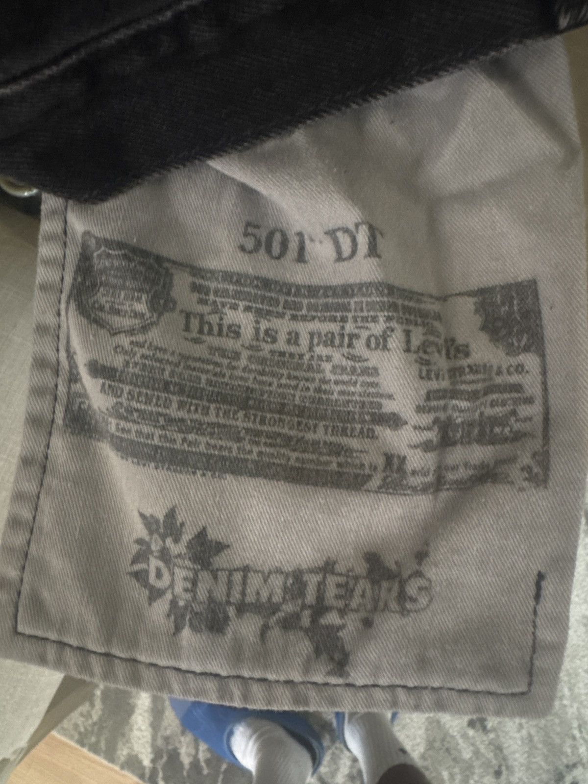 DENIM TEARS Black denim tears Size US 30 / EU 46 - 1 Thumbnail