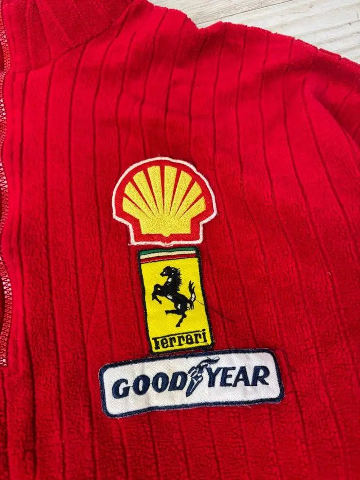 Ferrari Vintage Ferrari Marlboro Racing F1 1/4 Zip Fleece Jacket 90s Size US XXL / EU 58 / 5 - 6 Thumbnail