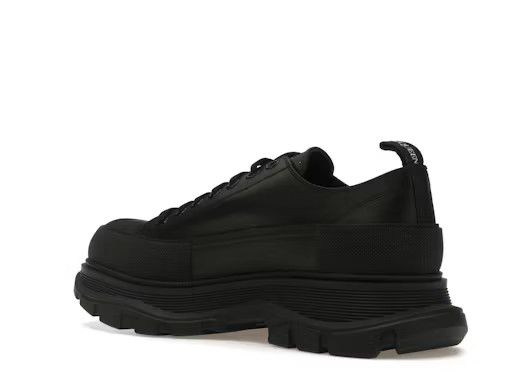Alexander McQueen o1w1db10725 Graffiti Tread Slick Lace Up in Black Size US 9 / EU 42 - 4 Thumbnail