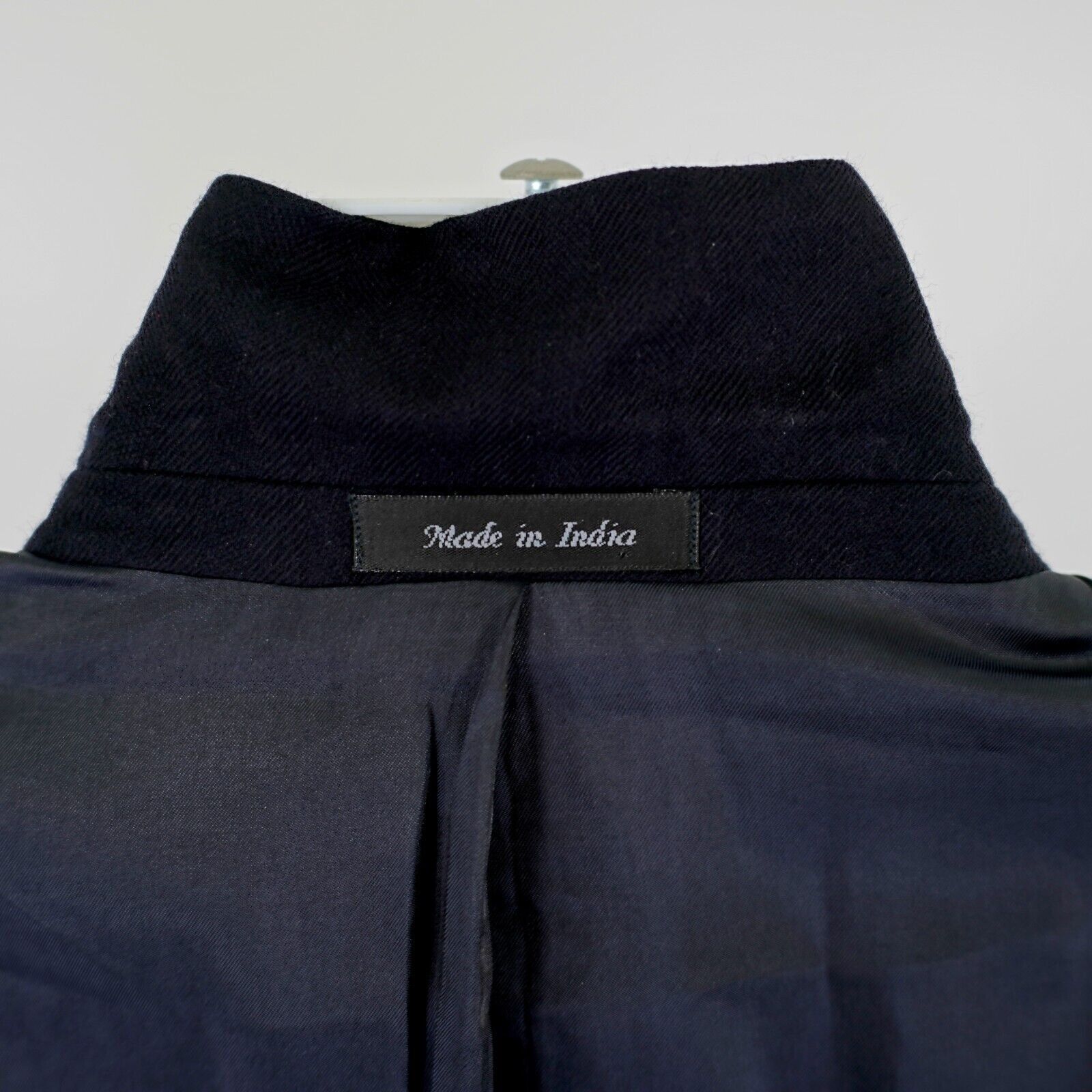 Lauren Ralph Lauren Lauren Ralph Lauren 48L Blue Herringbone Thick Wool Sport Co Size 48L - 11 Thumbnail