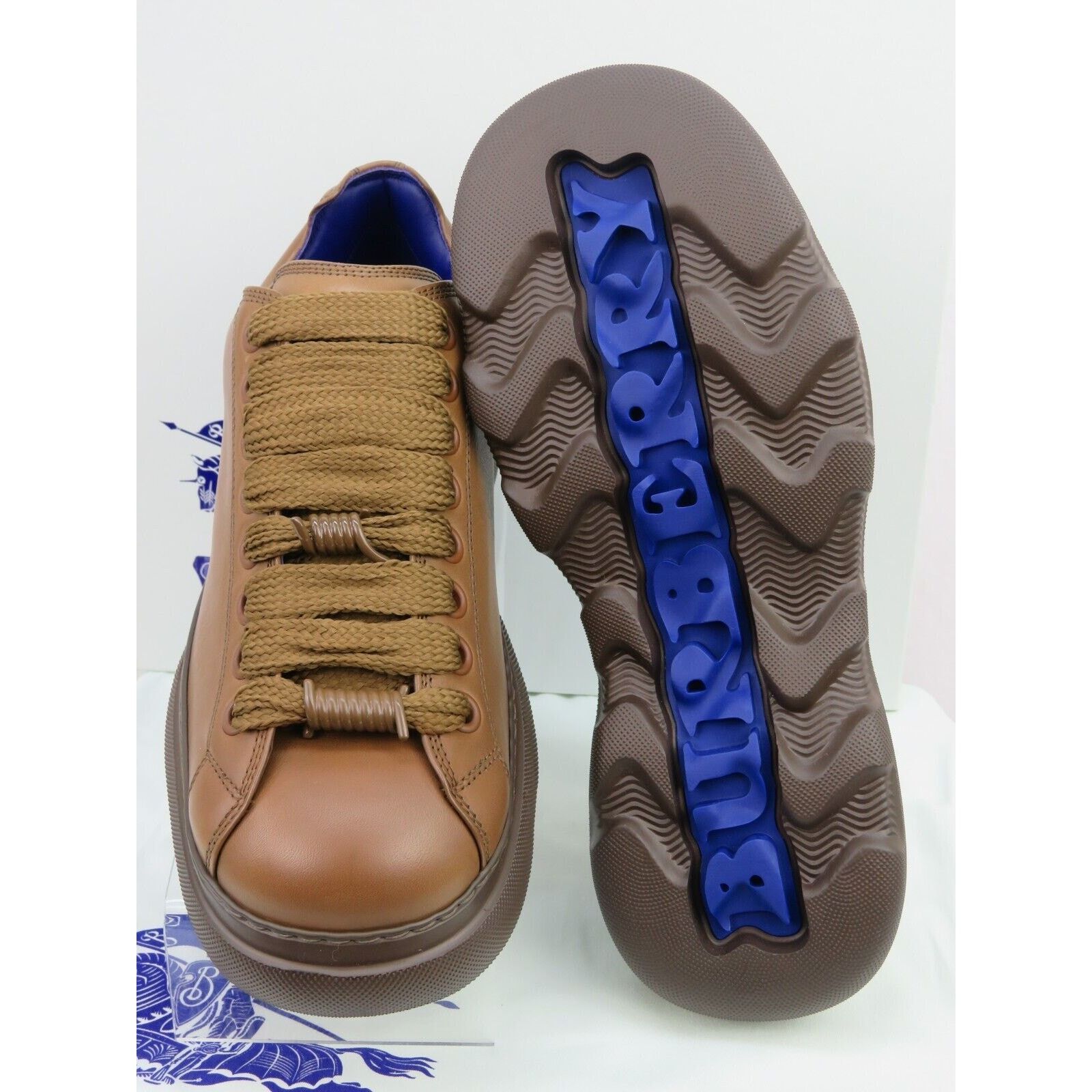 Burberry BURBERRY RANGER DARK BROWN LEATHER HIKING BOOTS US 12 45 IT Size US 12 / EU 45 - 11 Thumbnail