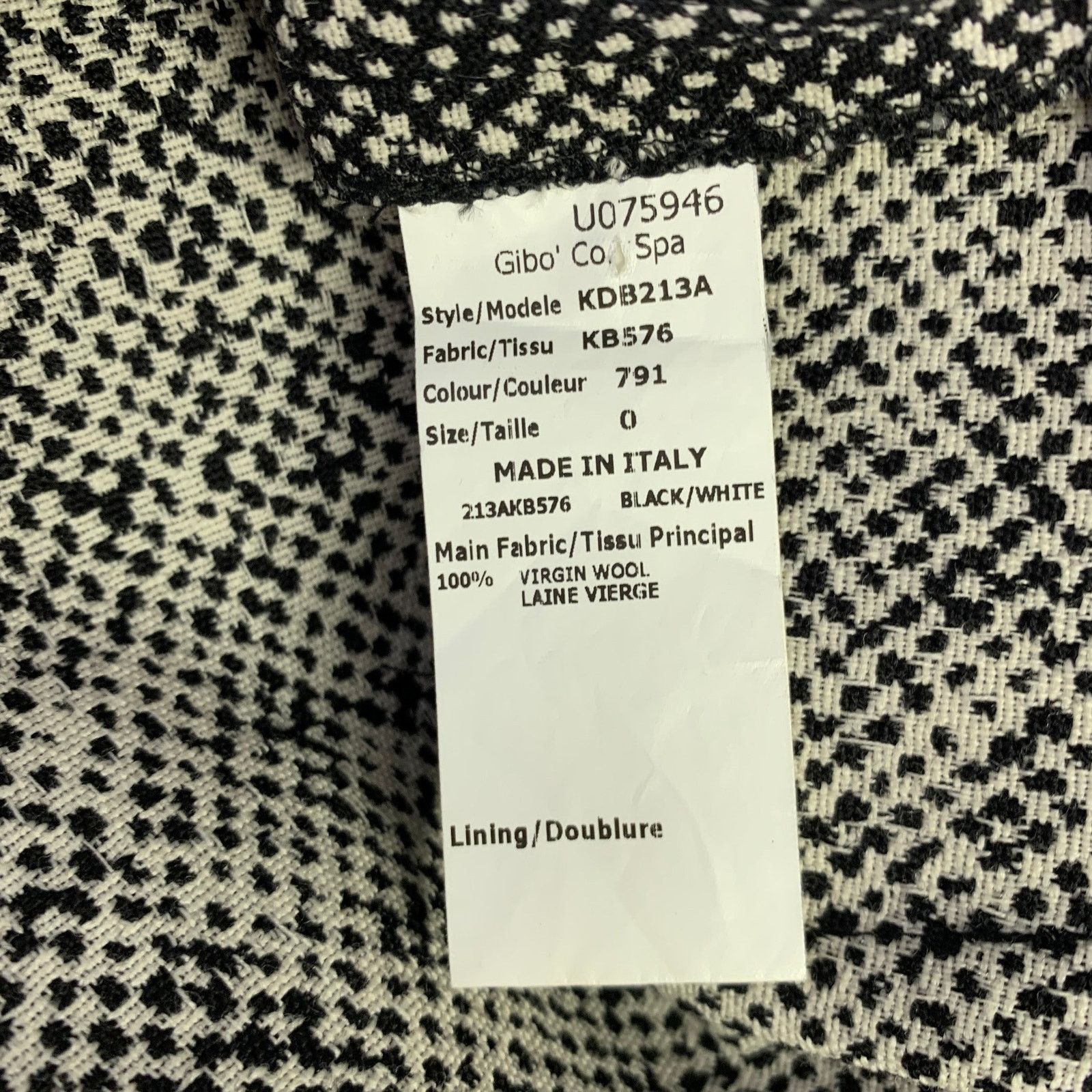 Michael Kors MICHAEL KORS Black White Wool Tweed Side Zipper Dress Pants Size 25" / US 0 / IT 36 - 4 Thumbnail