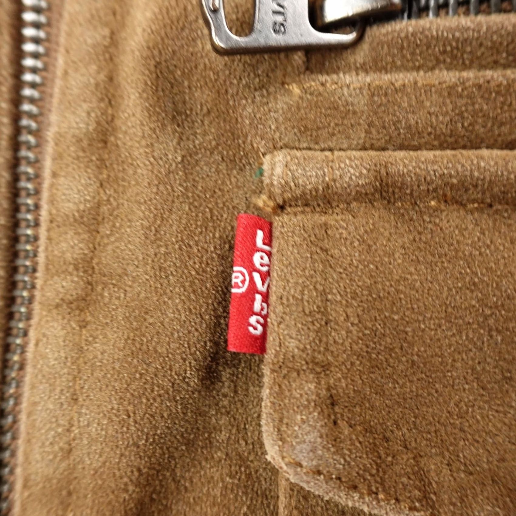 Levi's Levi's Jacket Bomber Jacket M Brown Faux Suede Sherpa Lined Zip Aviator Coat Men Cap Size US M / EU 48-50 / 2 - 3 Thumbnail