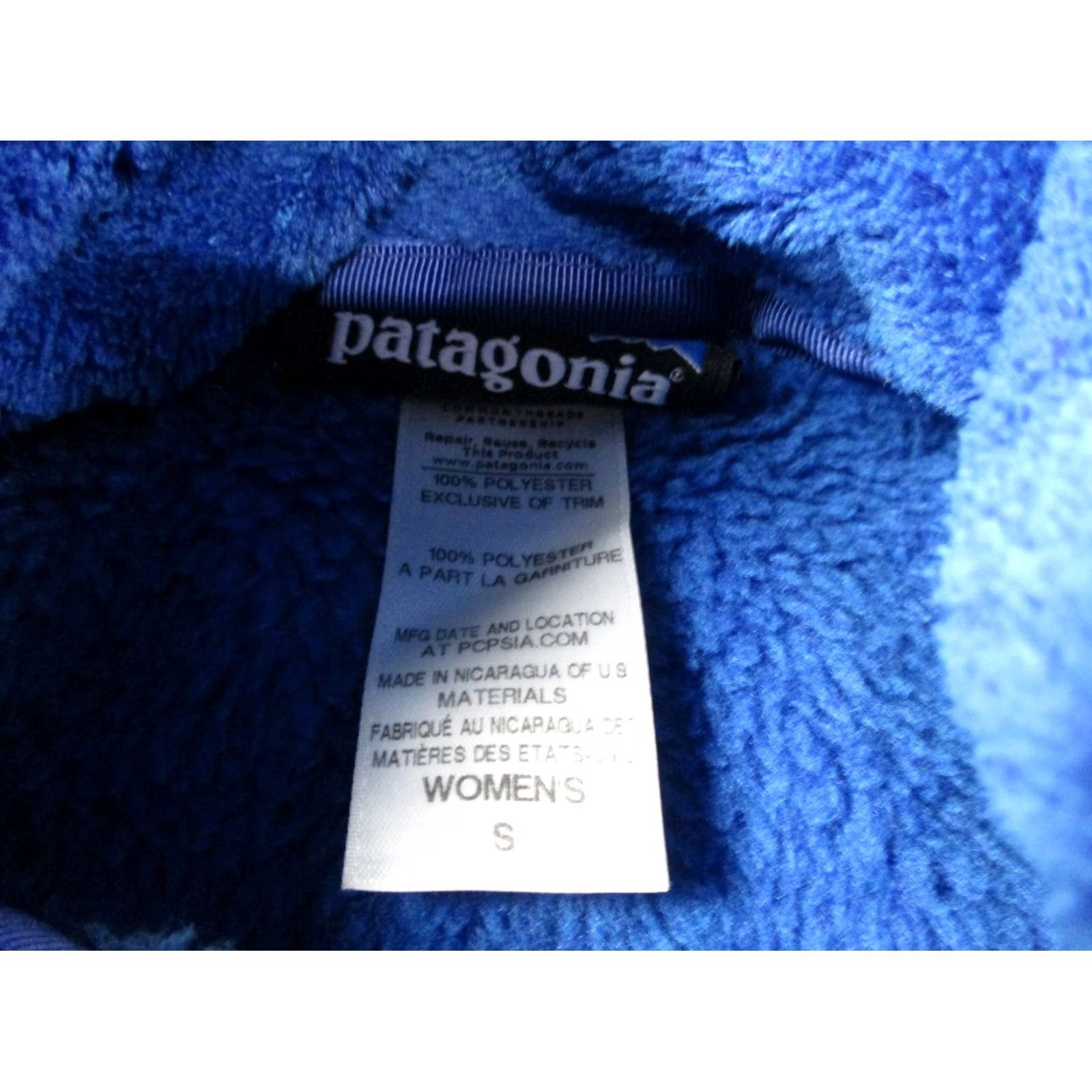 Patagonia Patagonia Jacket Womens S Blue Snap Fleece Windproof Casual Outdoor Scarf Pockets Thermal Wind-Resistant Regular Size S / US 4 / IT 40 - 6 Thumbnail