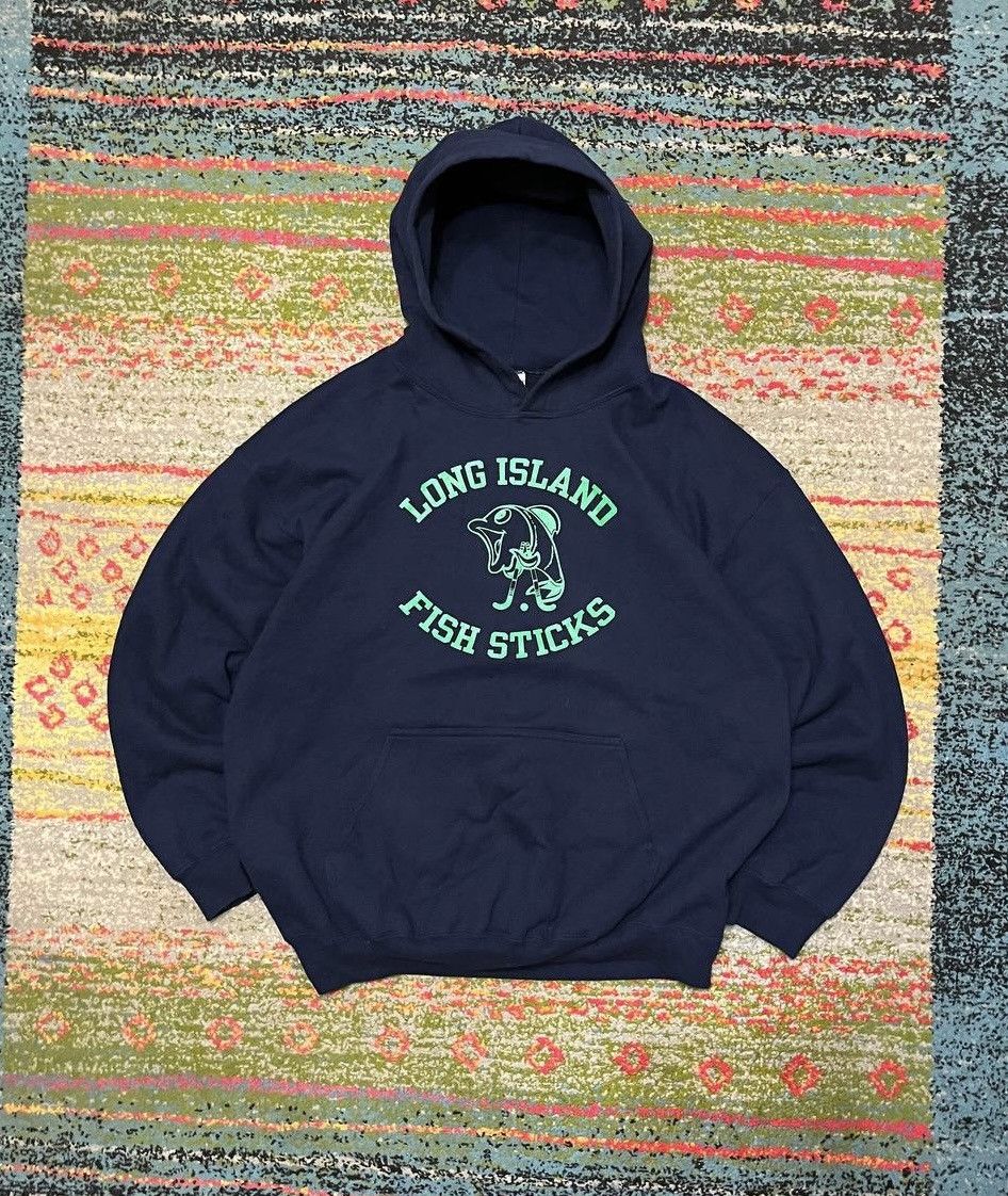 Disney Vintage Disney Long Island Fish Sticks Boxy Hoodie Y2K L Size US L / EU 52-54 / 3 - 1 Thumbnail