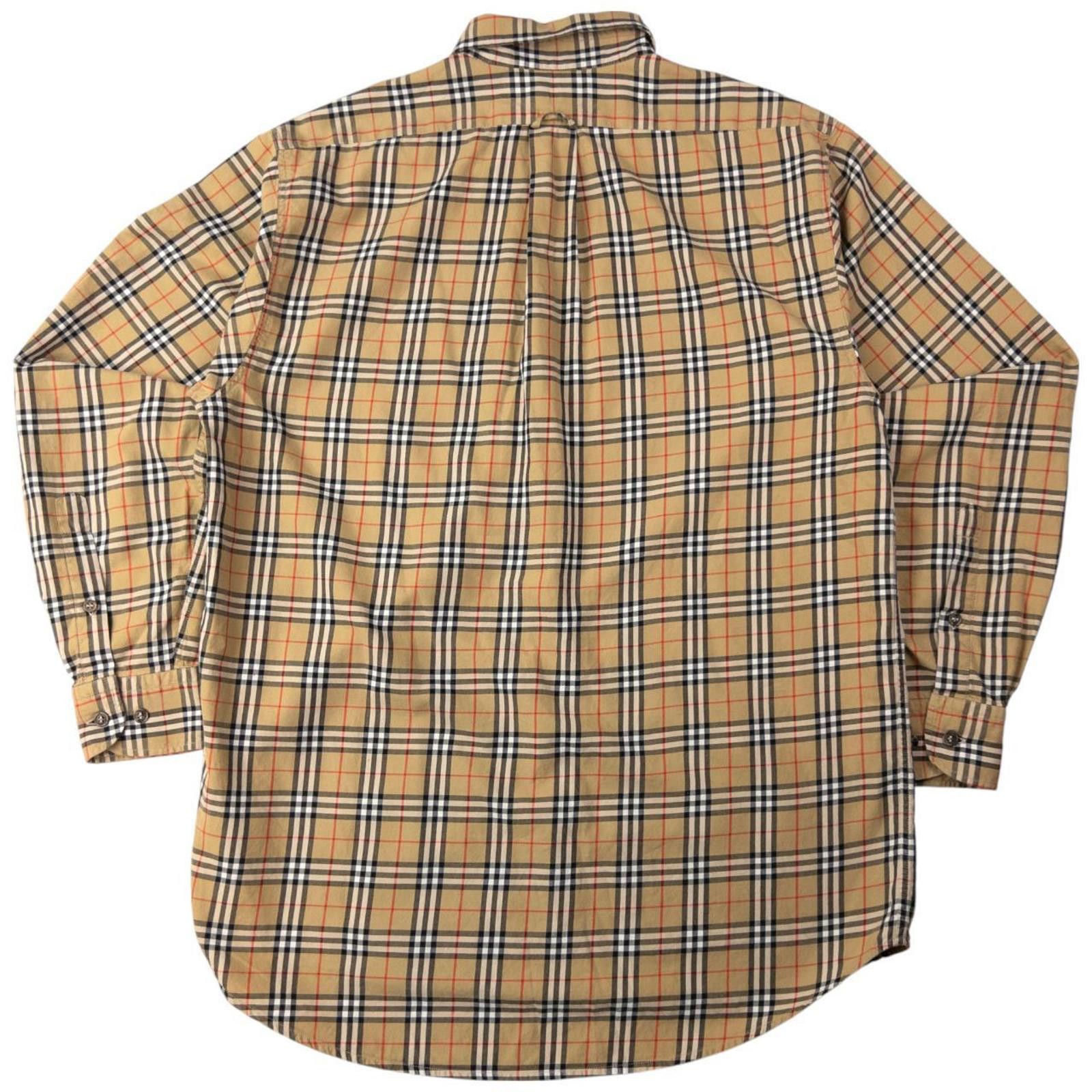 Burberry Vintage Burberry Nova Check Long Sleeve Shirt Size M Size US M / EU 48-50 / 2 - 2 Thumbnail