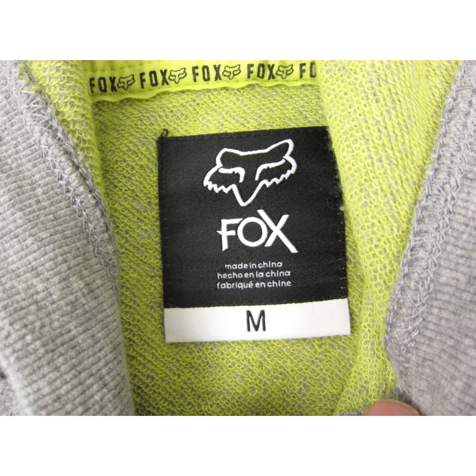 Fox Racing Fox Hoodie Womens M Gray Logo Pullover Hoodie Biker Activewear Racing Size M / US 6-8 / IT 42-44 - 5 Thumbnail