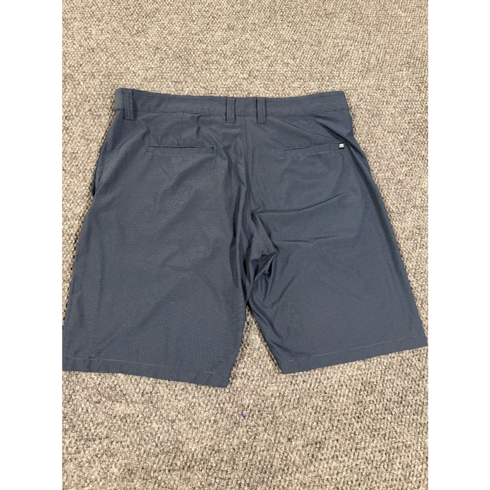 TravisMathew Travis Mathew Golf Shorts Mens 36 Blue Performance Stretch Casual Short Pants Size US 36 / EU 52 - 5 Thumbnail