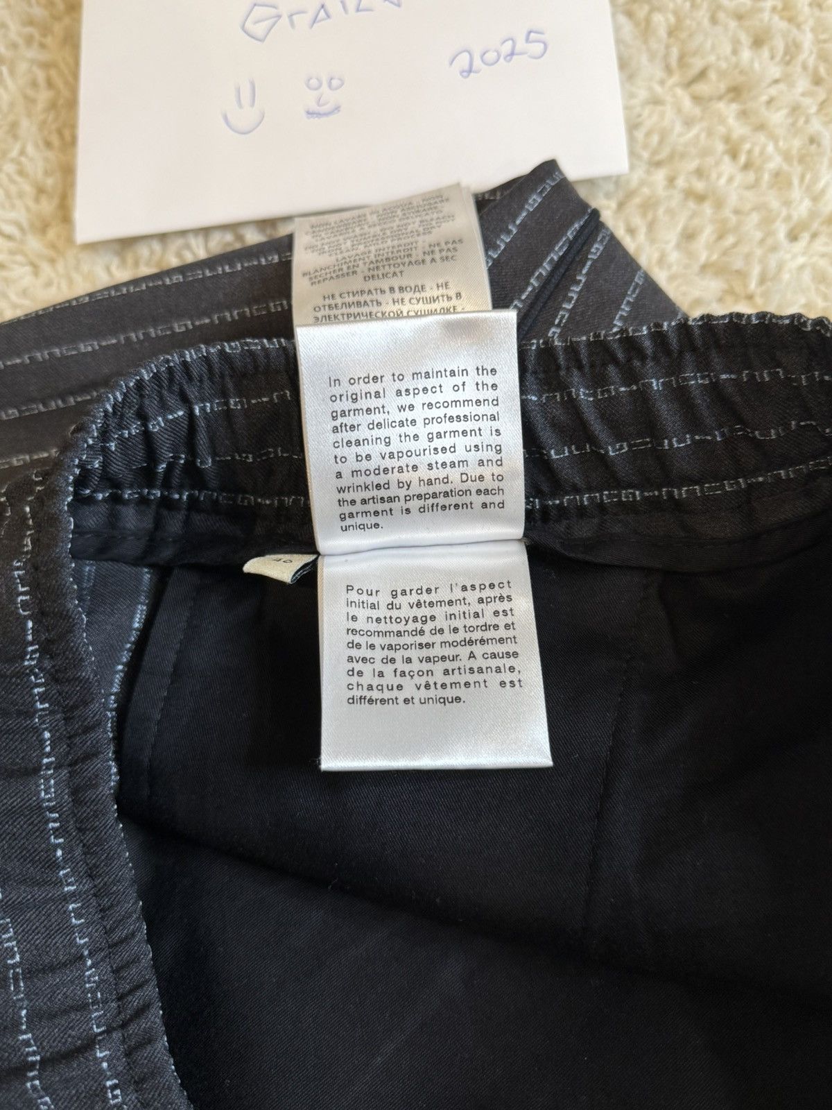Gucci GUCCI Pintstripe Stitched Pants $1450msrp🕴️✨ Size US 29 - 22 Thumbnail