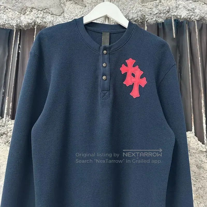 Chrome Hearts Chrome Hearts Blue Long Sleeve T-Shirt . Size US S / EU 44-46 / 1 - 3 Thumbnail