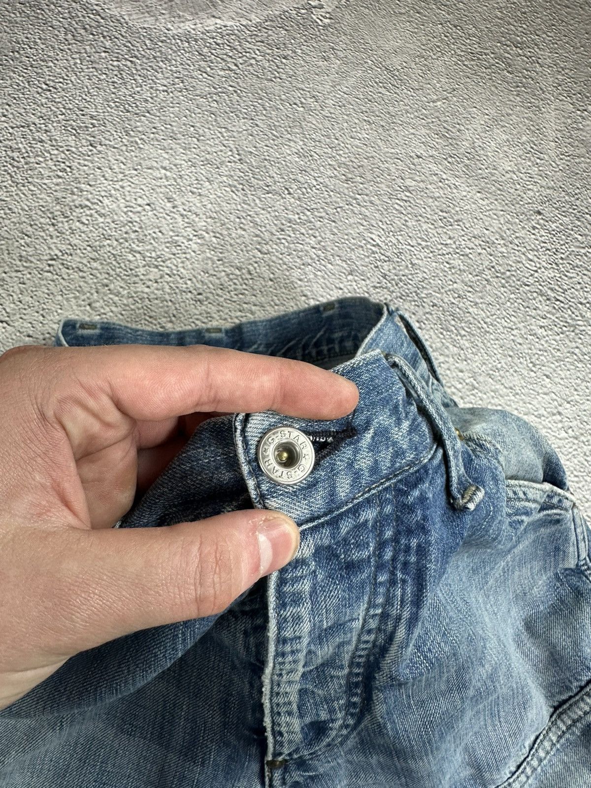 G-Star × Vintage G-Star RAW 3D Arc Denim Jeans Distressed Workwear Style Size US 30 / EU 46 - 7 Thumbnail