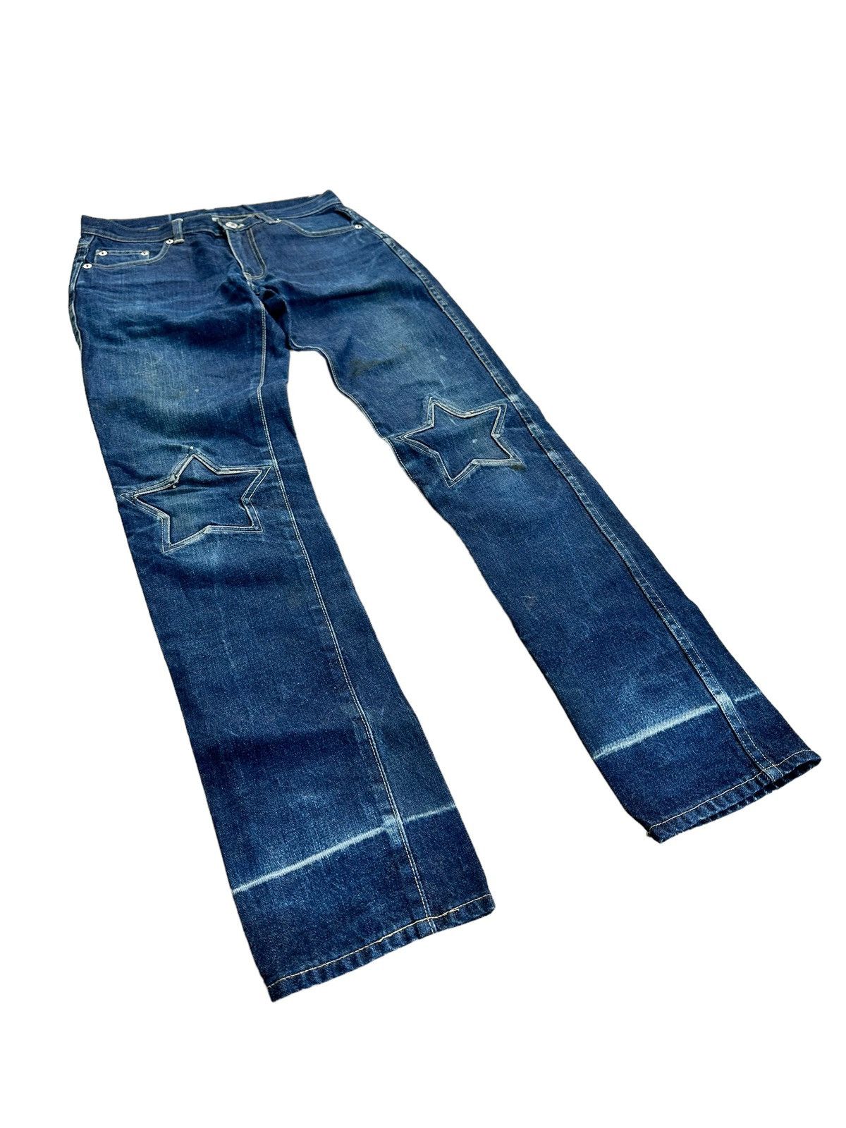 Jun Takahashi × Undercover A/W2000-2001 UNDER COVER “MELTING POT” Star Denim Size US 30 / EU 46 - 4 Thumbnail