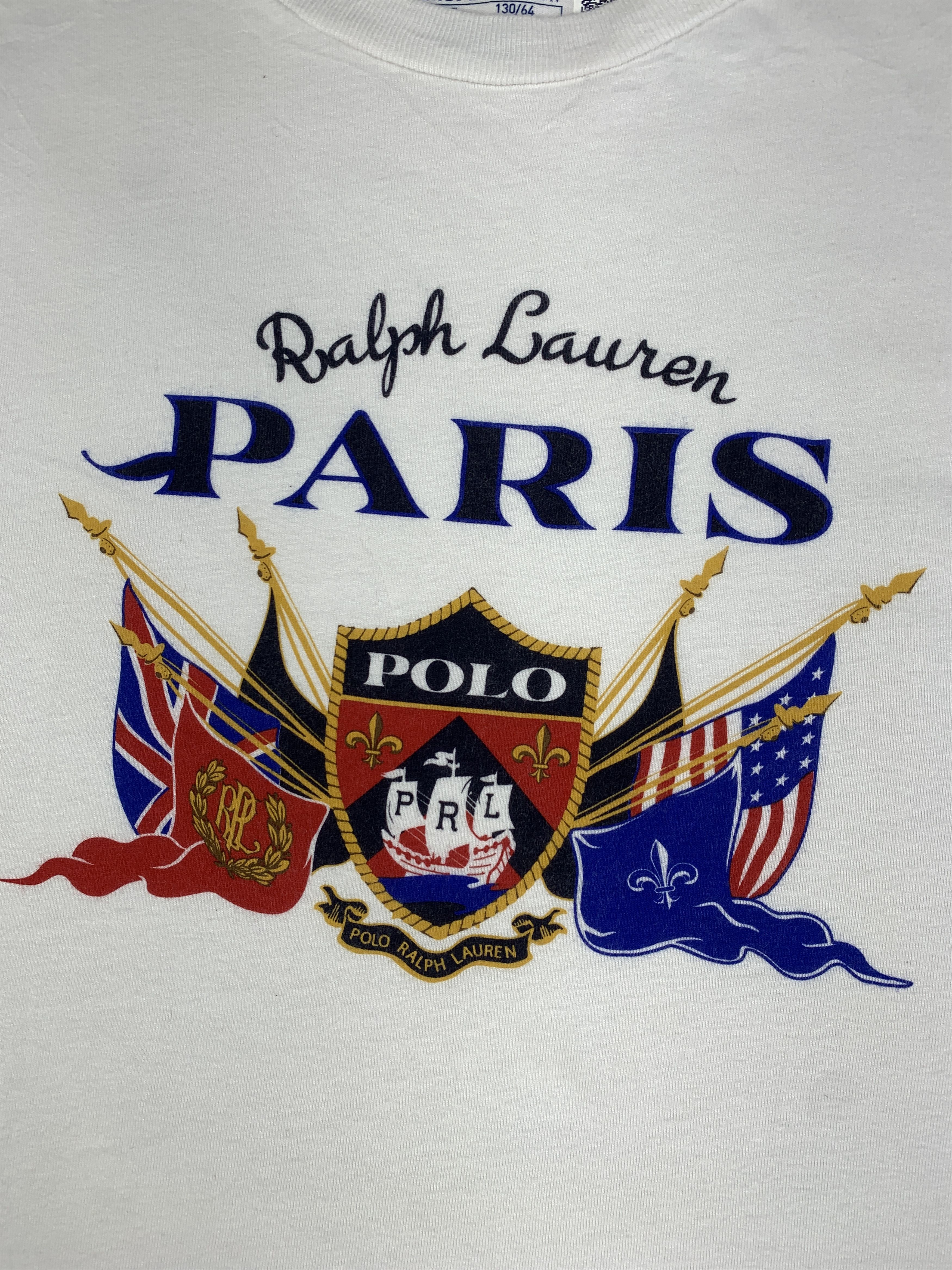Polo Ralph Lauren Polo by Ralph Lauren White Royal Logo Baby Tee (S) Size S / US 4 / IT 40 - 5 Thumbnail