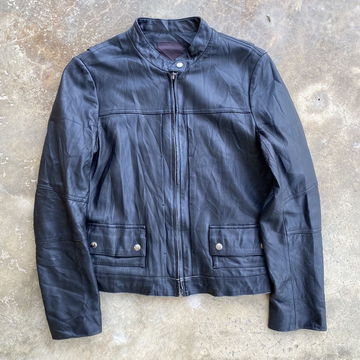 Renoma Renoma Leather Jacket Size S / US 4 / IT 40 - 1 Thumbnail