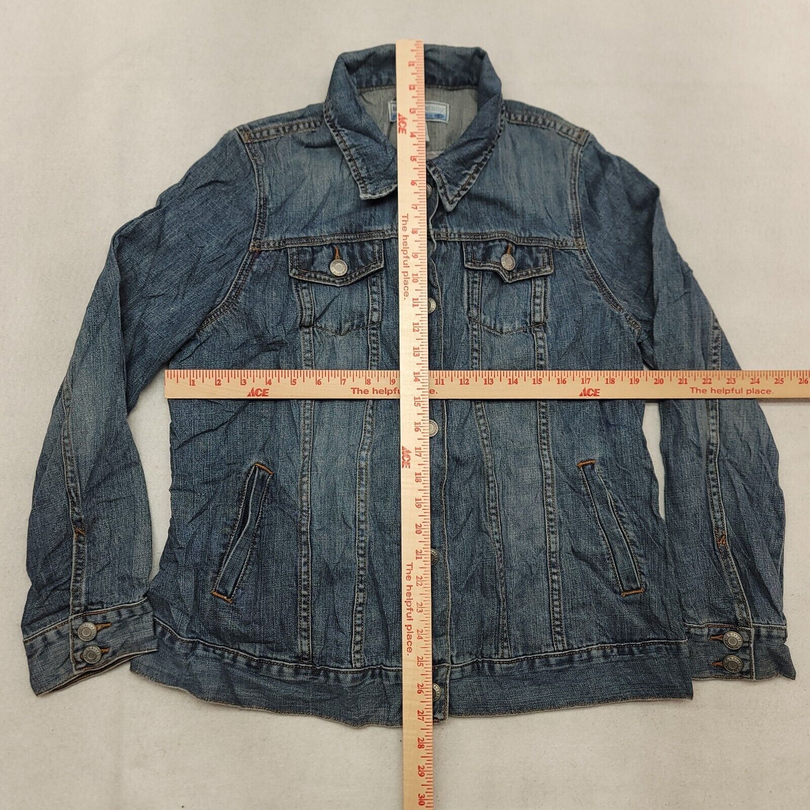 Old Navy Old Navy Casual Button Denim Jean Jacket Womens Size M Blue Size M / US 6-8 / IT 42-44 - 8 Thumbnail