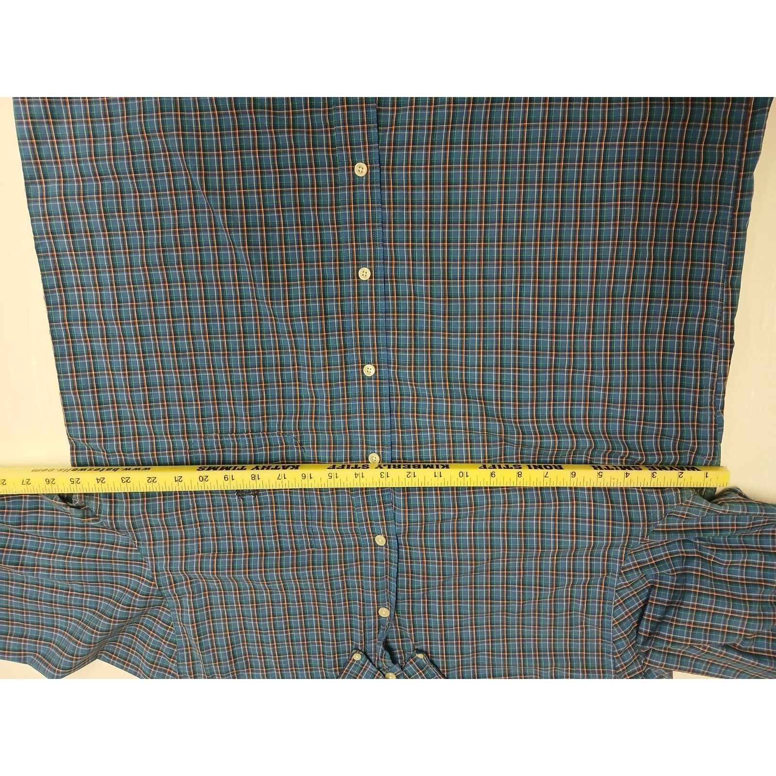 Chaps Chaps Multicolor Blue (XL) Comfort Long Sleeve Dress Shirt Size US XL / EU 56 / 4 - 4 Thumbnail