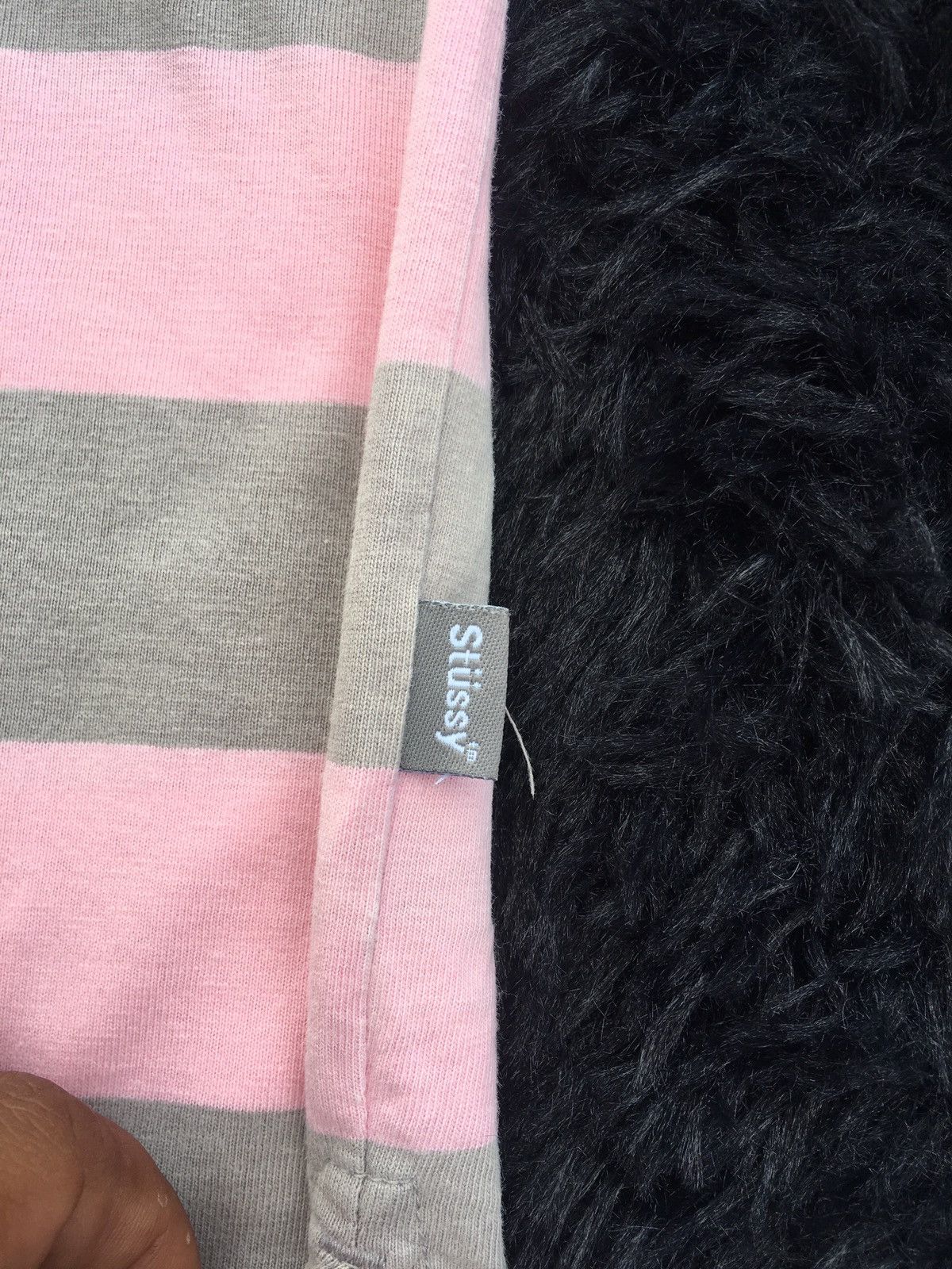 Stussy Rare Vintage Stussy Pink Stripes Collar Shirt Size US M / EU 48-50 / 2 - 9 Thumbnail