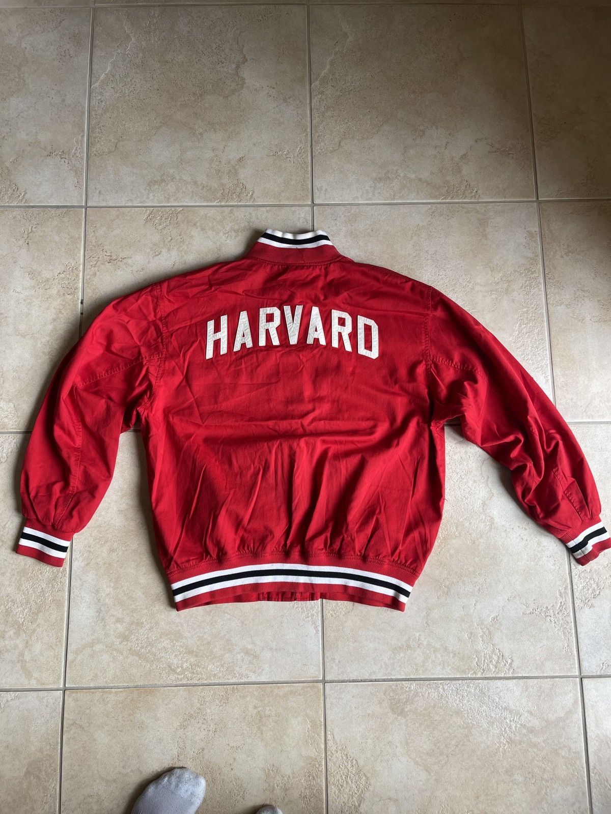 Stall and Dean Vintage Stall & Dean Men’s 2XL Varsity Red Jacket Harvard Size US XXL / EU 58 / 5 - 2 Thumbnail