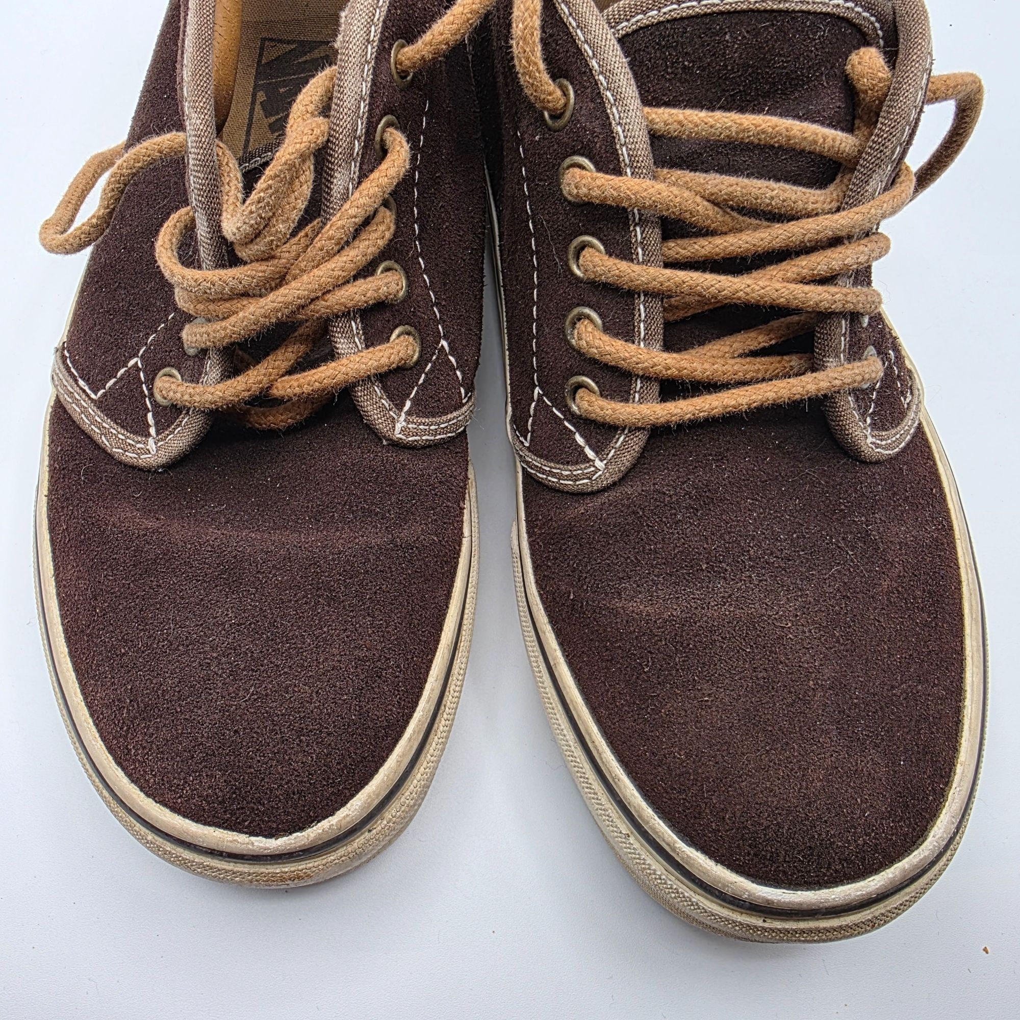 Vans Chukka Boot Womens Size 5.5 Rubber White Brown Sneaker