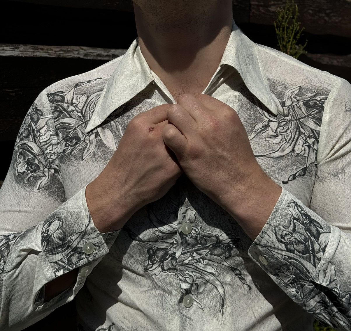 Designer × Vintage 80ʼs Made in California Disco Style Spearpoint collar shirt Size US M / EU 48-50 / 2 - 3 Thumbnail