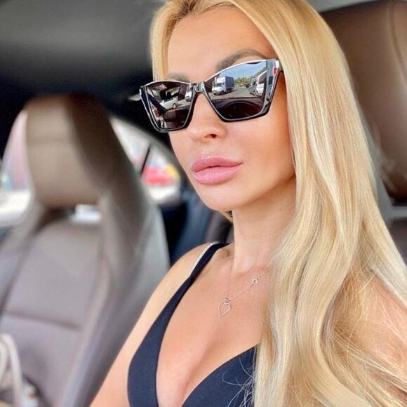 Saint Laurent Paris Saint Laurent SL369 KATE 001 Sunglasses Black Cat Eye Frame Size ONE SIZE - 2 Thumbnail