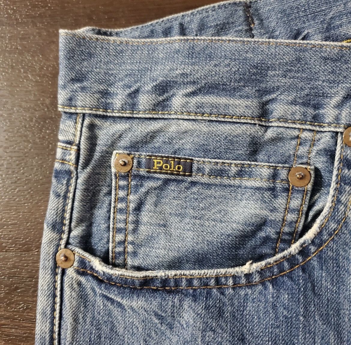 Polo Ralph Lauren Polo Ralph Lauren Jeans 34x30 Straight Fit Blue Denim Light Size US 34 / EU 50 - 3 Thumbnail
