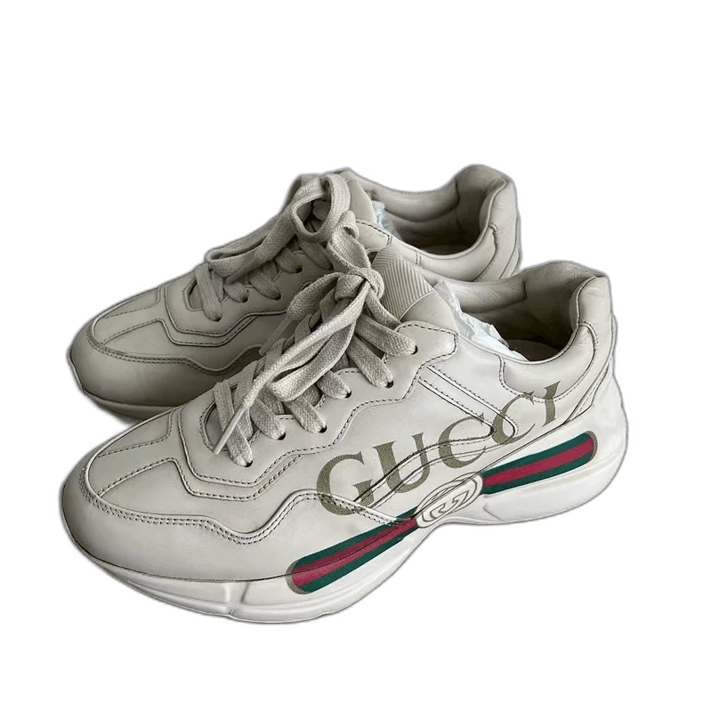 Gucci Gucci Rhyton Dad Sneakers in Ivory White-yf Size US 6.5 / EU 39-40 - 1 Thumbnail