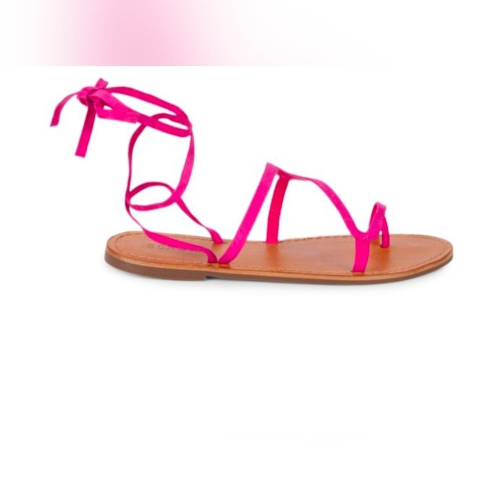 SCHUTZ Schutz Urkula Suede Strappy Flat Sandals Size 7.5B Size US 7.5 / IT 37.5 - 2 Thumbnail