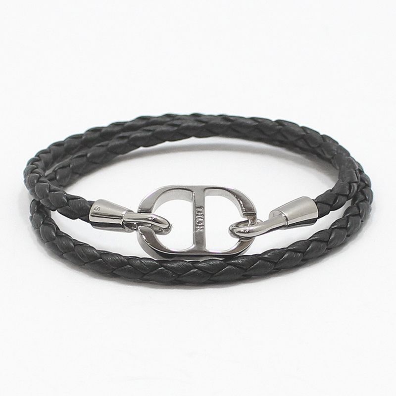 Dior × Hedi Slimane RARE! Dior Homme SS04 'Strip' Leather Bracelet