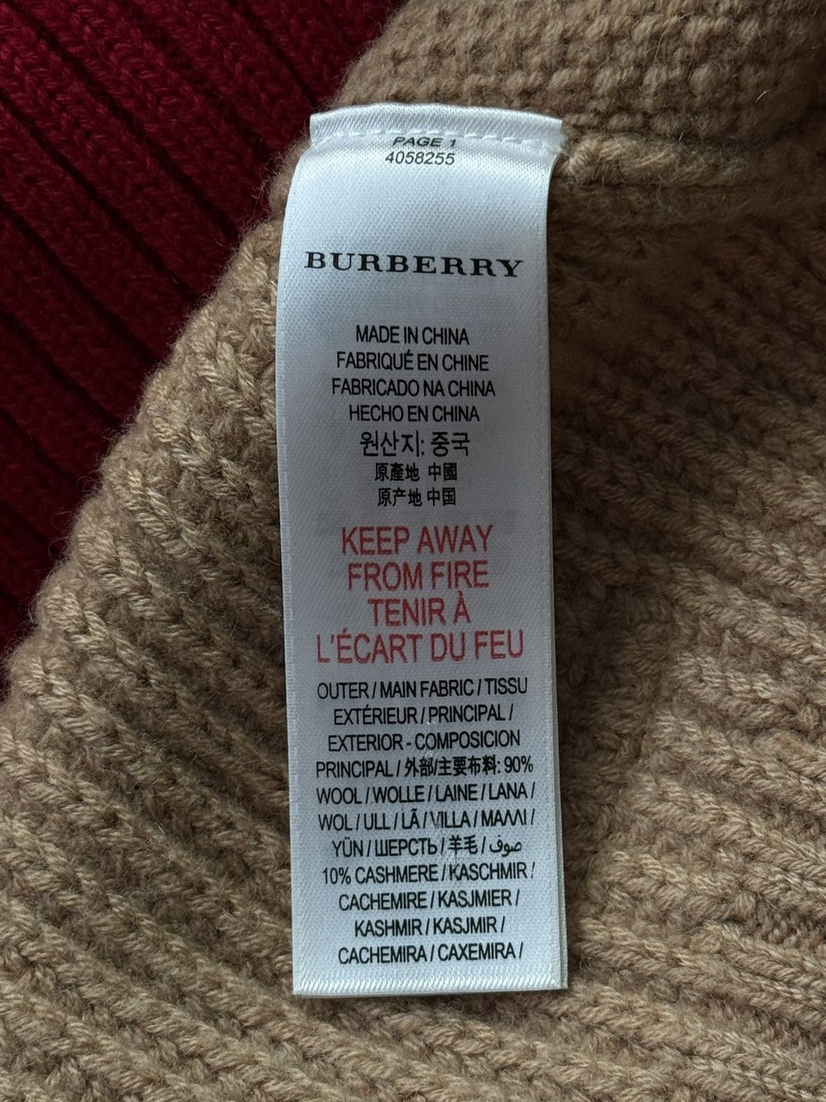 Burberry × Designer Burberry children wool cashmere patchwork cable knit dress Size XXS / US 00 / IT 34 - 9 Thumbnail